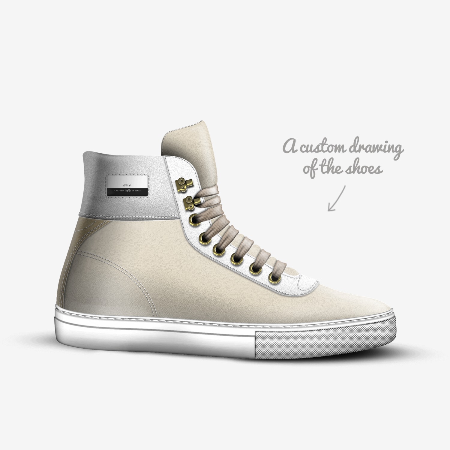 a&o custom made in Italy shoes by Tracy Zellars | Sketch view