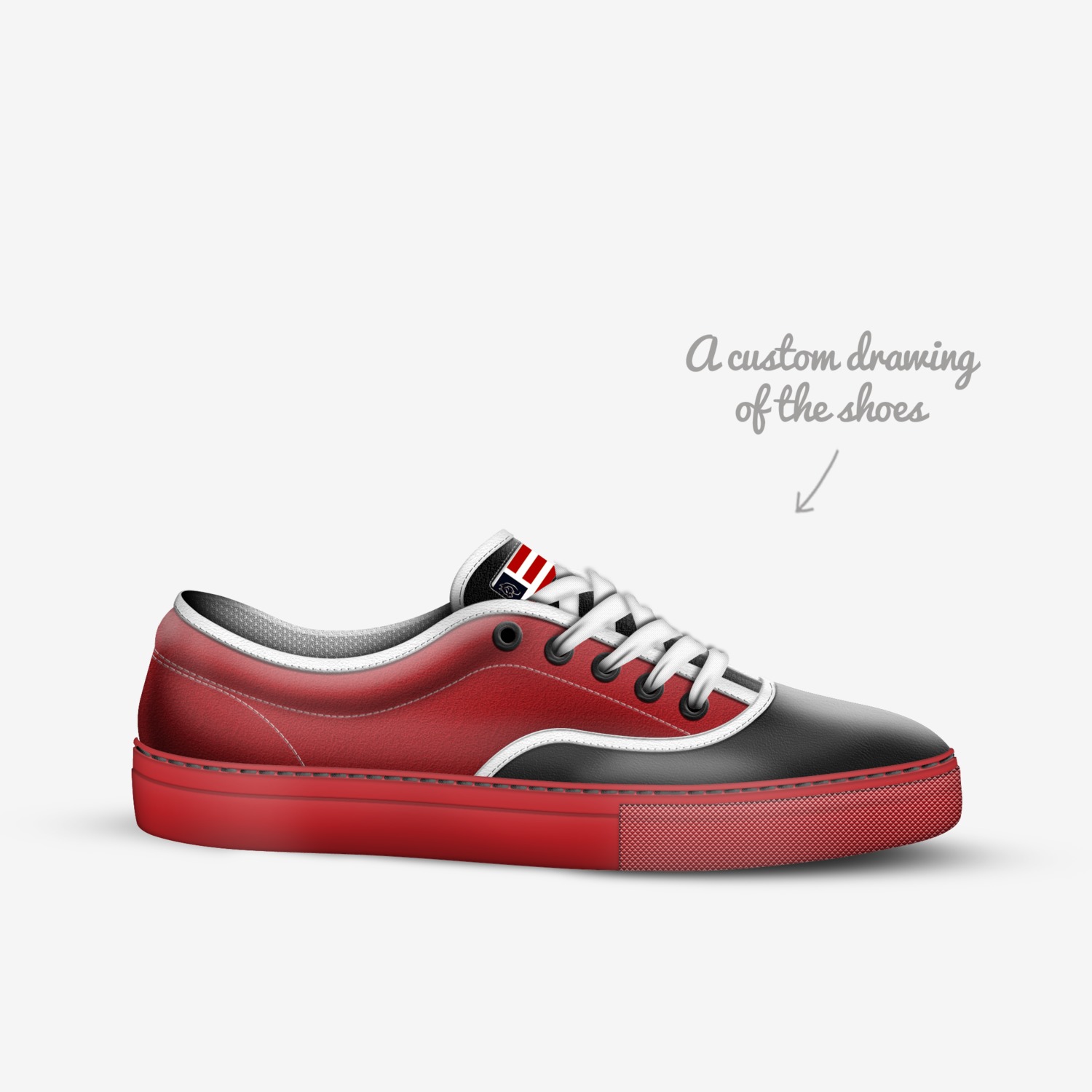 The Port of Spain custom made in Italy shoes by Shane Carter | Sketch view