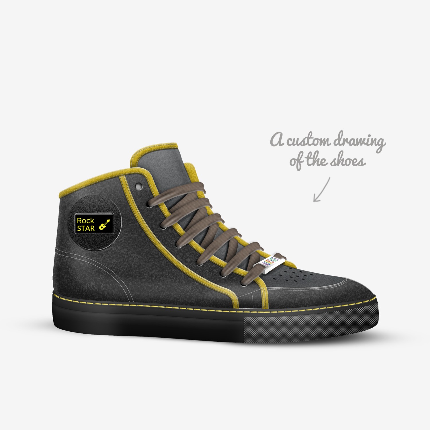 studio editorial Furious Rock Star | A Custom Shoe concept by Oana Calugar