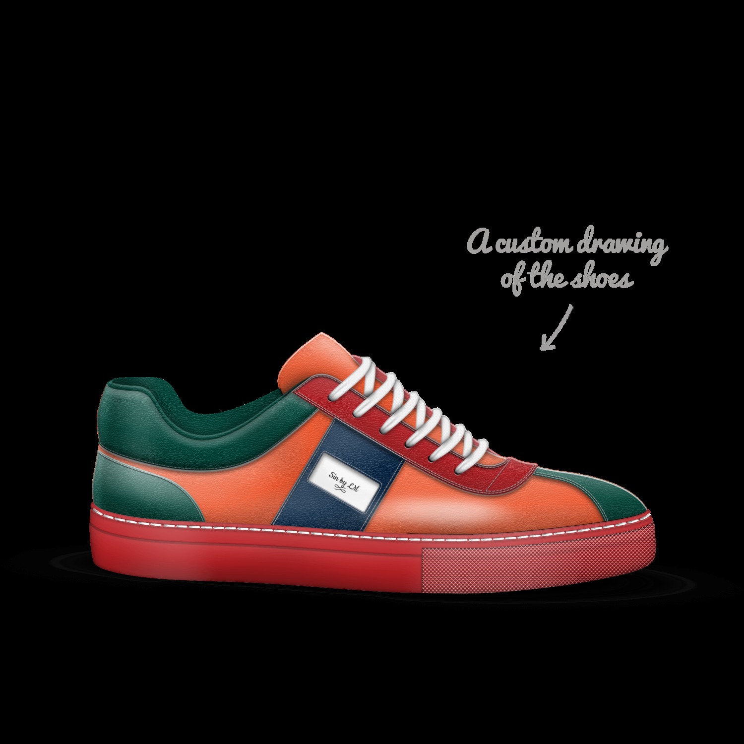 Sin A Custom Shoe concept by Crystal Lauren