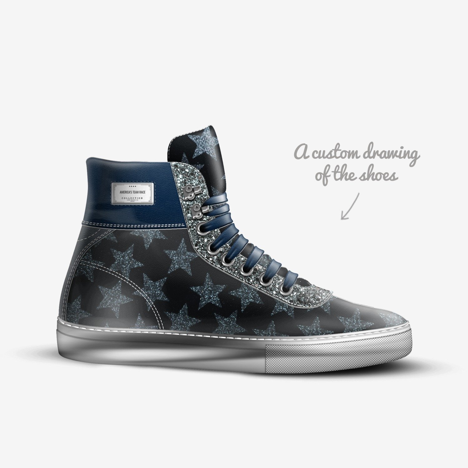 Rairest VVS Race custom made in Italy shoes by Drago Ga'Binetto | Sketch view