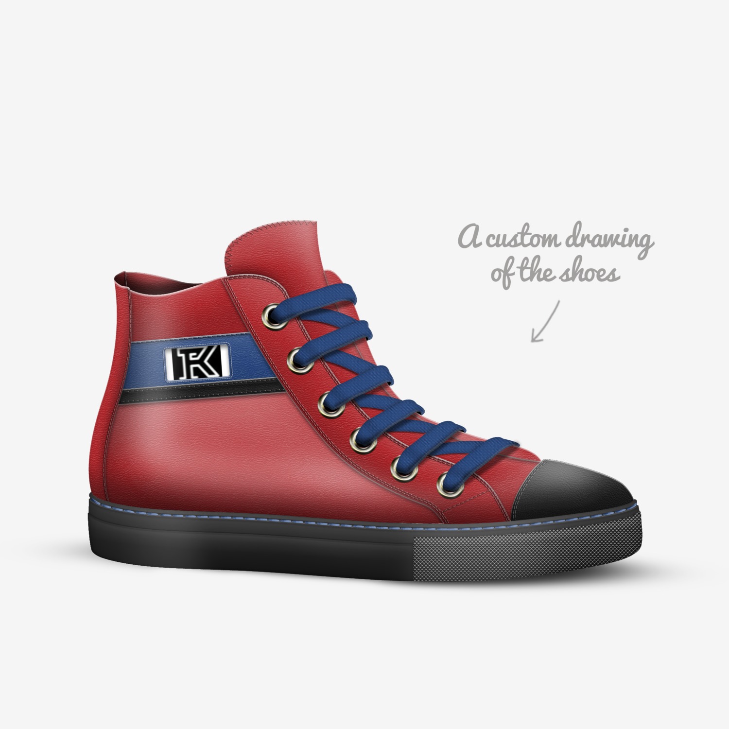 CL0WN $H03$    custom made in Italy shoes by Dj C@rn!-v0r3 | Sketch view