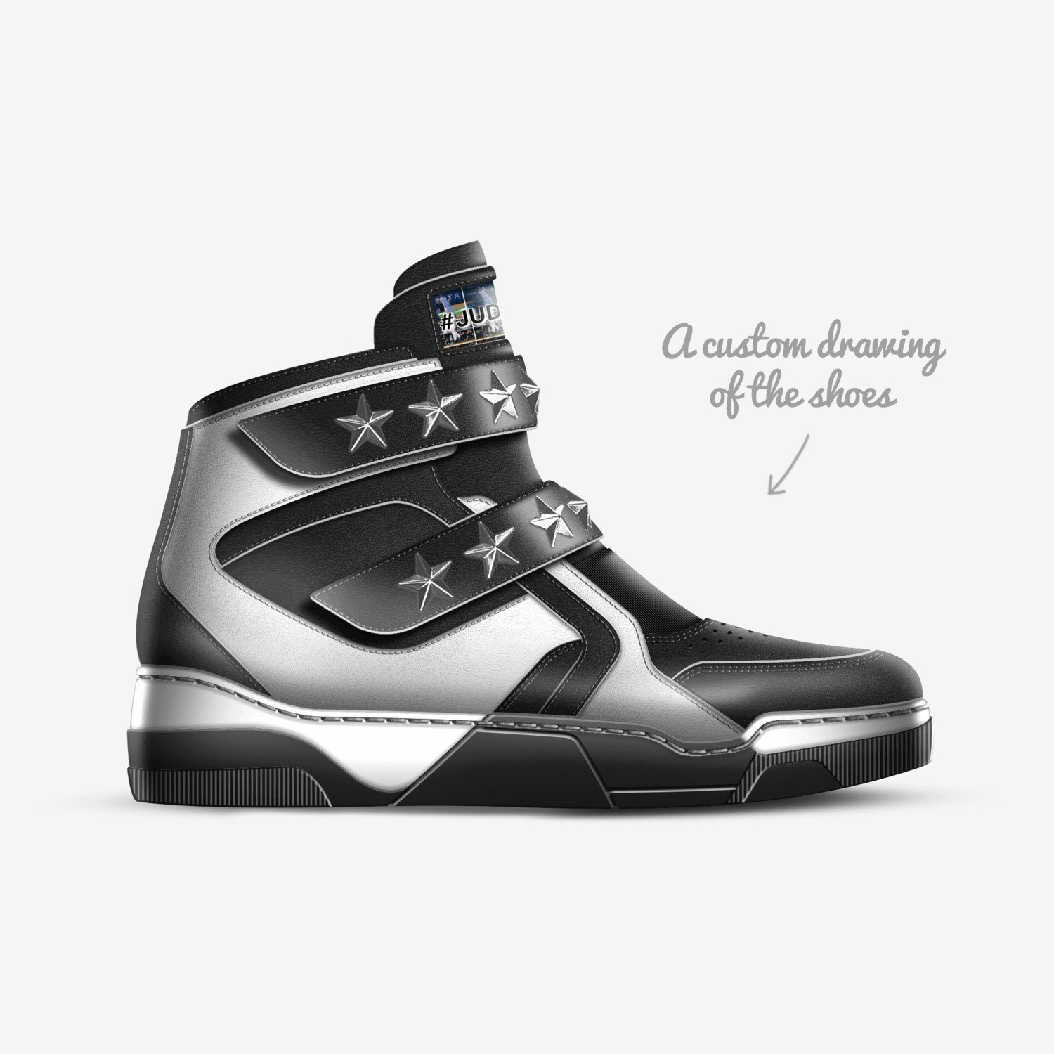 JUDGE 99 custom made in Italy shoes by Junius Clark | Sketch view