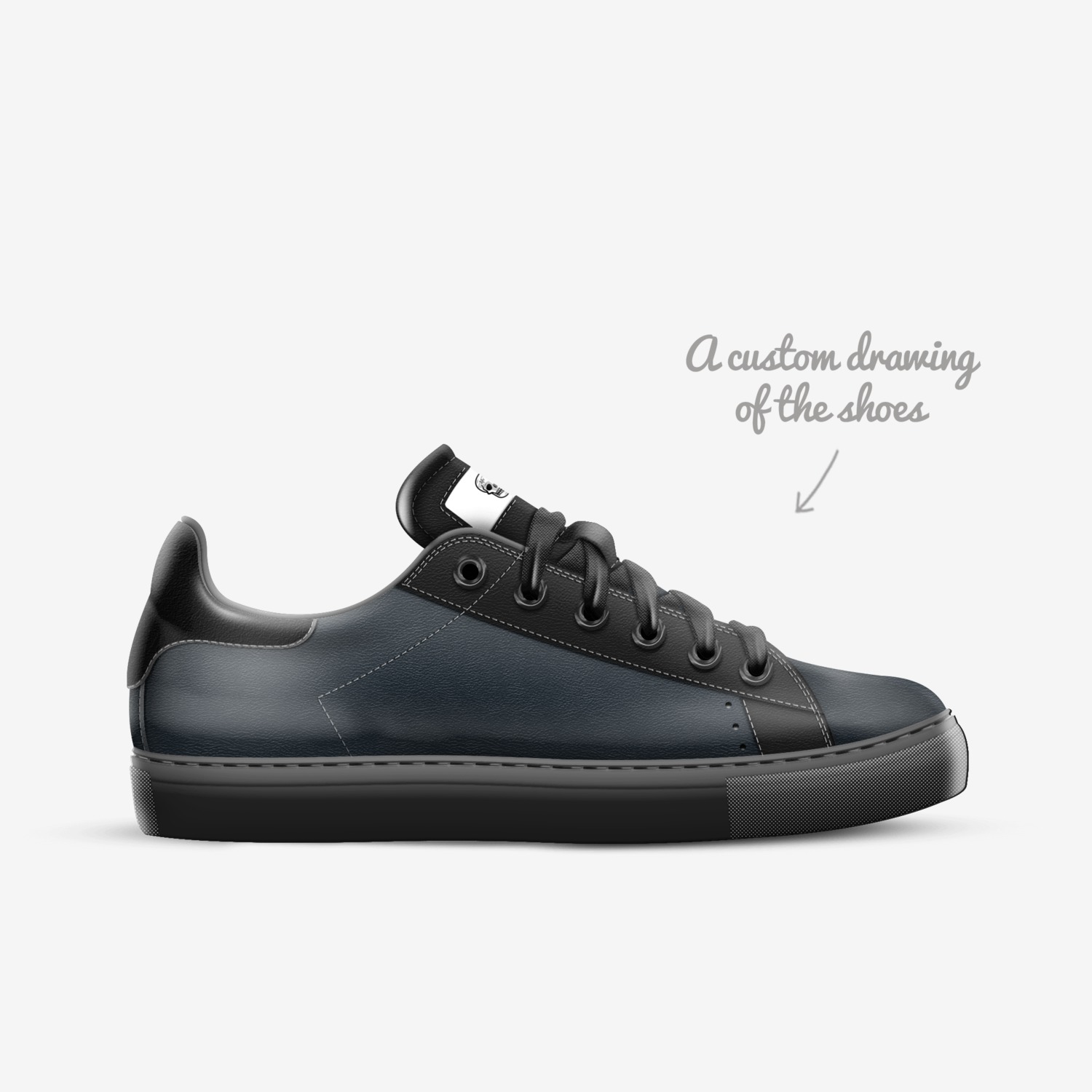 Chelles custom made in Italy shoes by Aaron Williams | Sketch view