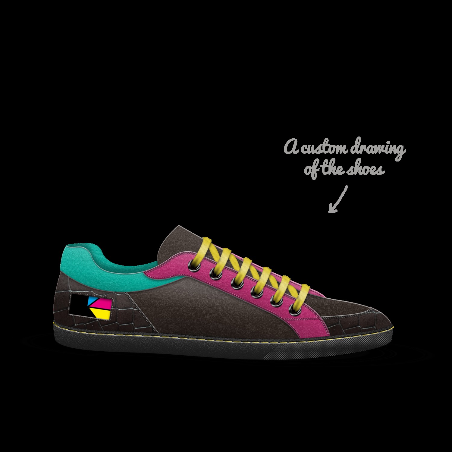 Portal Ink A Custom Shoe concept by Samuel Wilson lassalle