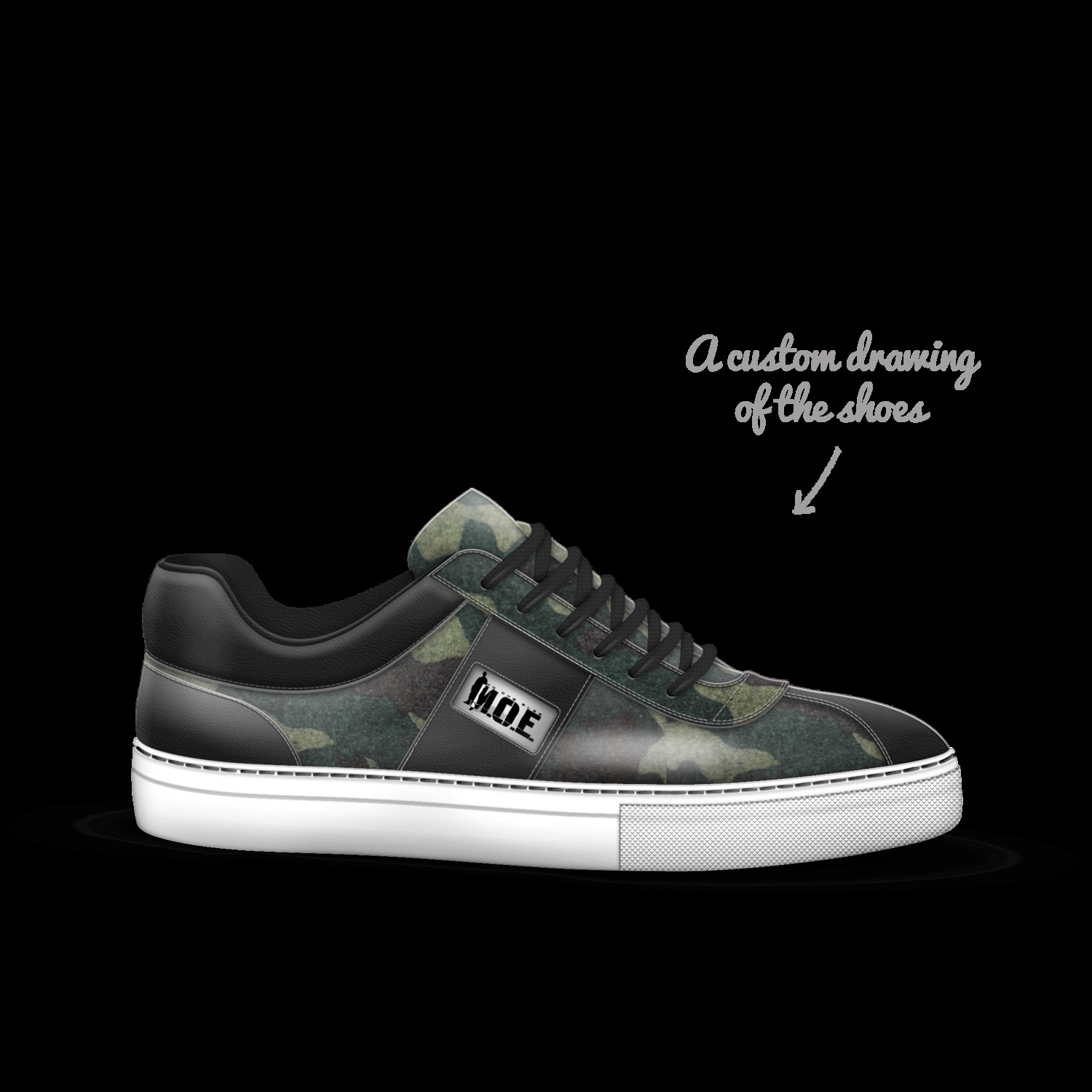 N.O.E A Custom Shoe concept by Noe Gonzalez