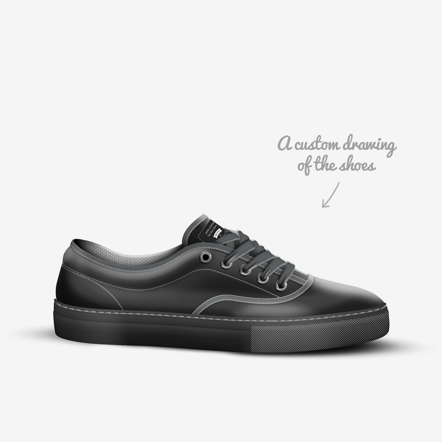 Ten Toes Down  custom made in Italy shoes by Dustin Abernathy | Sketch view