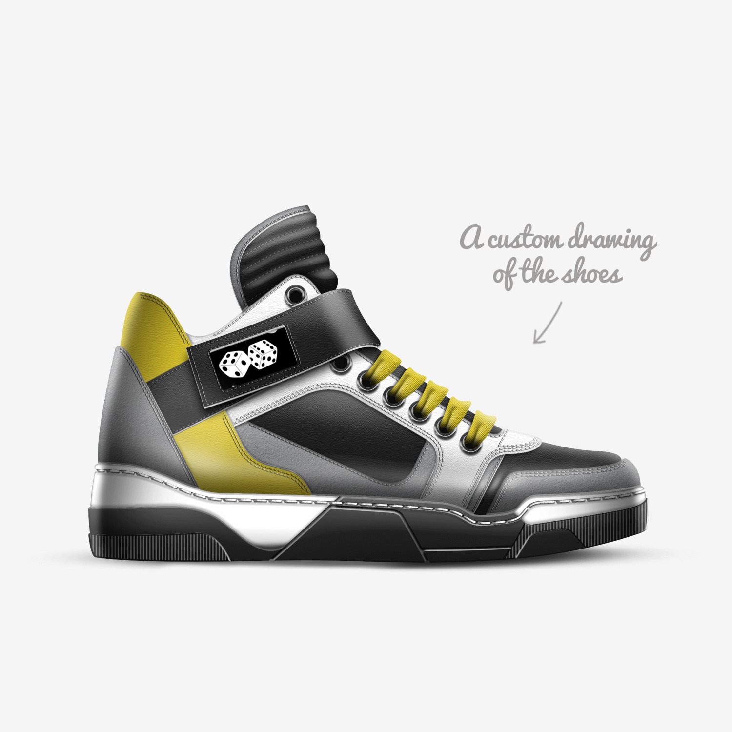 CHOPPERS- CMB custom made in Italy shoes by Jay Dix | Sketch view