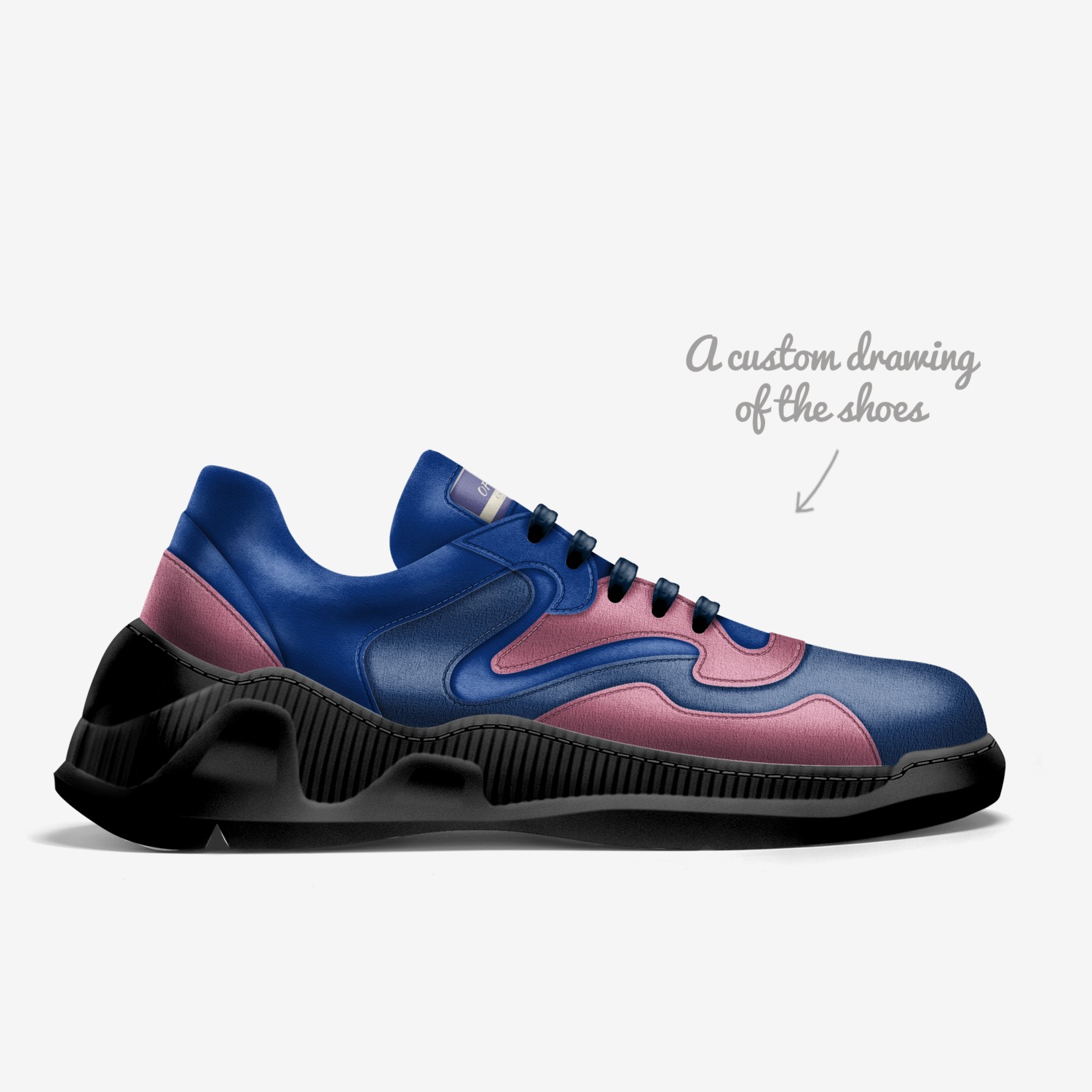 YJGS500: A.B.Ds.  custom made in Italy shoes by Jay Sylvie | Sketch view