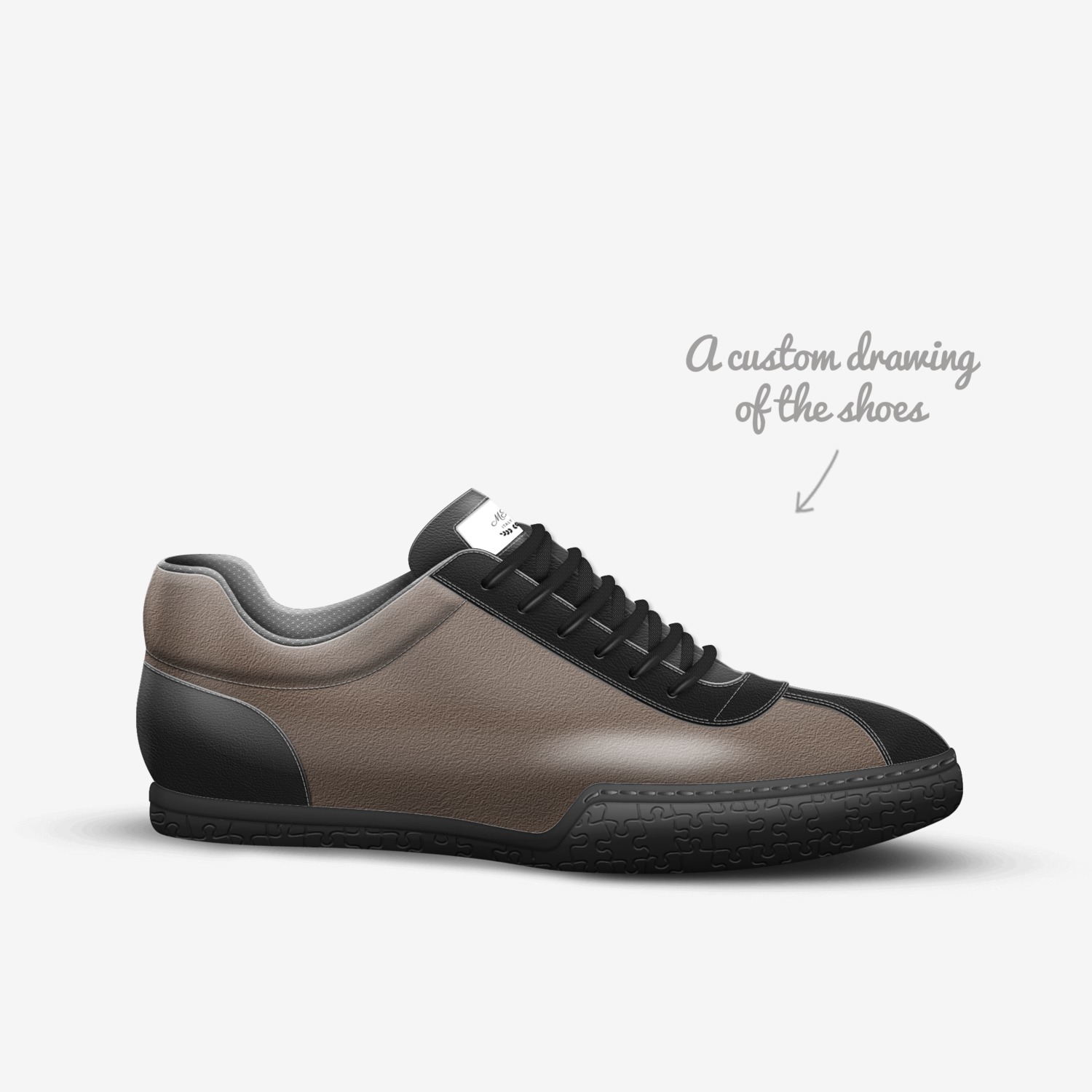 MS custom made in Italy shoes by Mirsodiq Sadikov | Sketch view