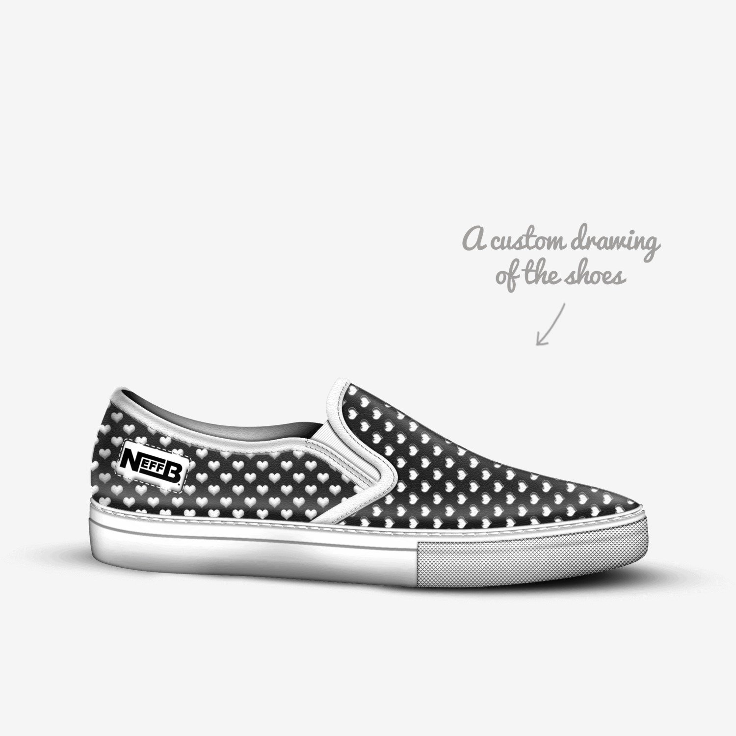 VOSA custom made in Italy shoes by Neff B. | Sketch view