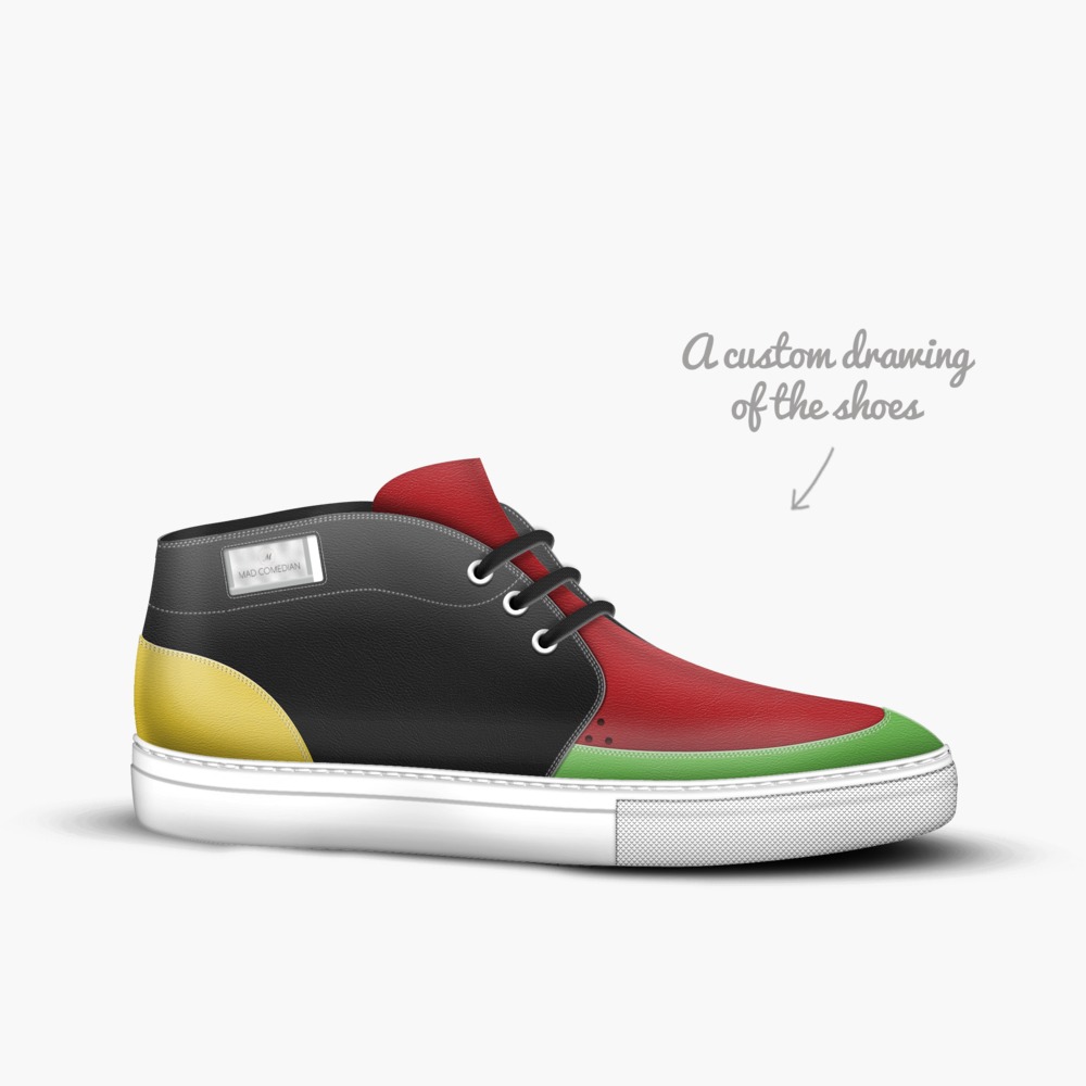 Mad Comedian limited edition shoe Mad Comedian artisan made in Italy shoes by Omar Dyer