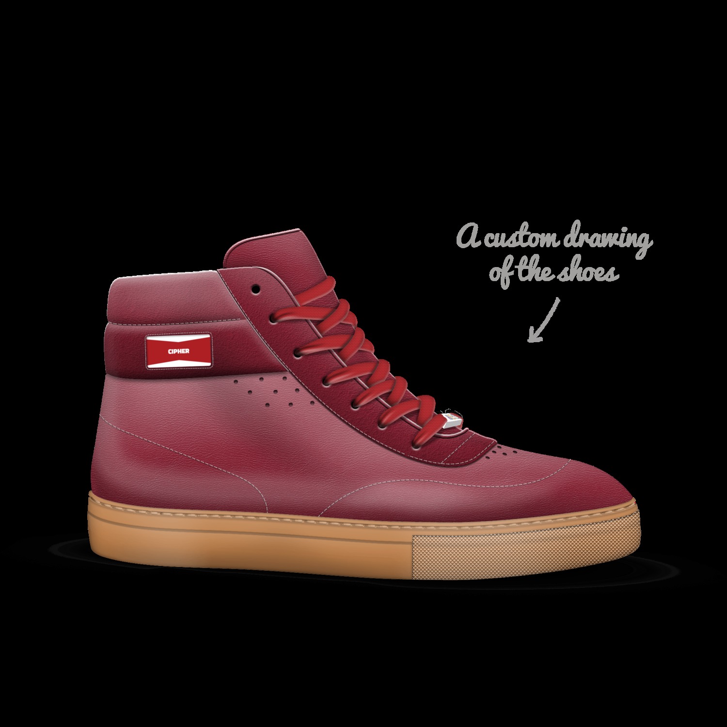 CIPHER 2.0 A Custom Shoe concept by Charles Harewood Jr