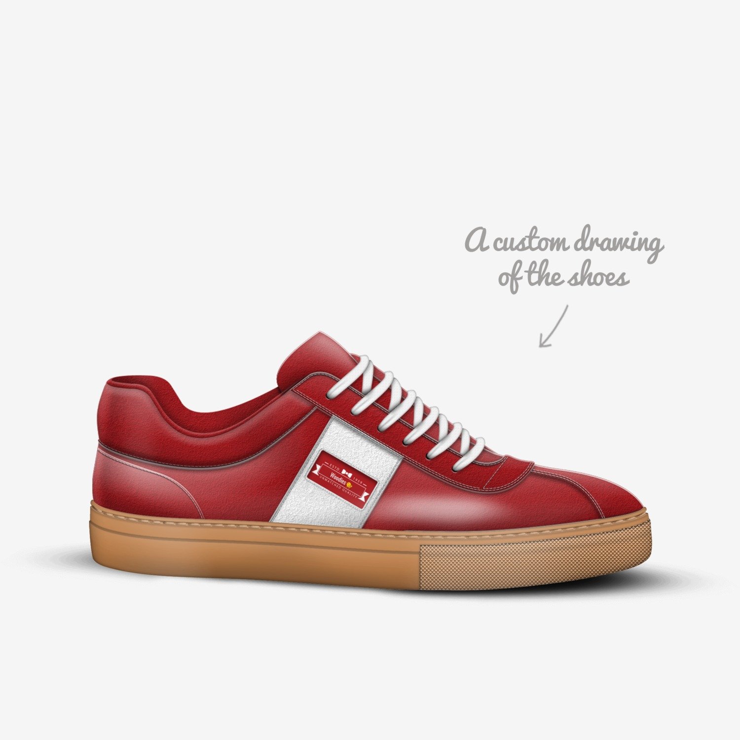 Woodies🐤 custom made in Italy shoes by Latoya Forbes | Sketch view
