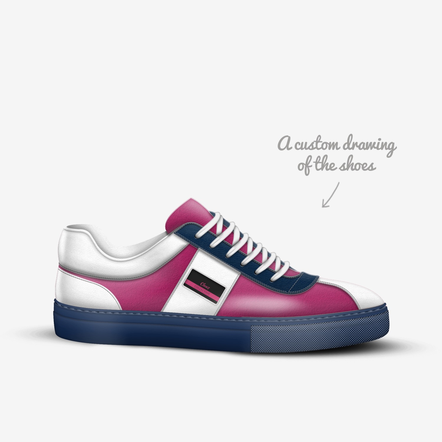 Claws custom made in Italy shoes by Nomthandazo Ngcekwa | Sketch view