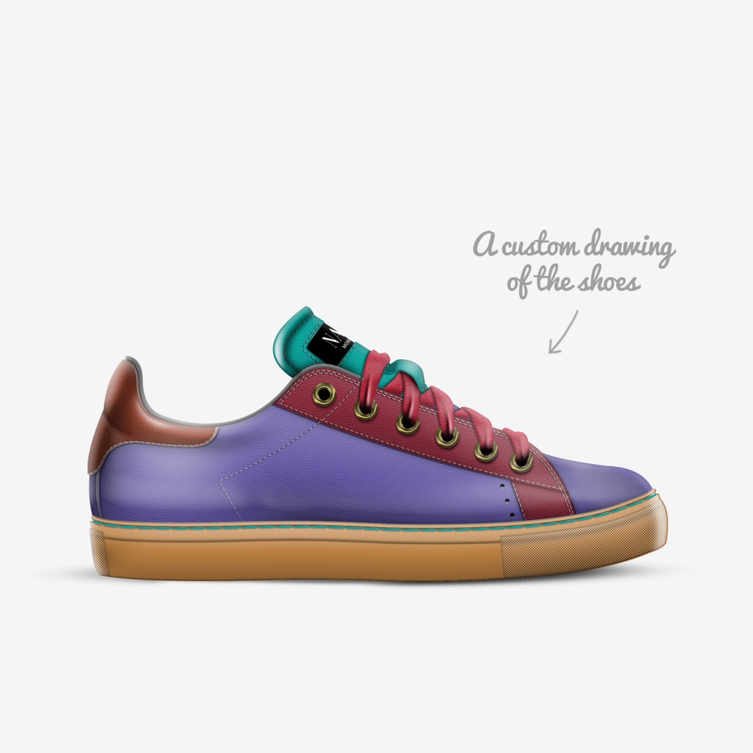 ALUM custom made in Italy shoes by Tagi Bey | Sketch view