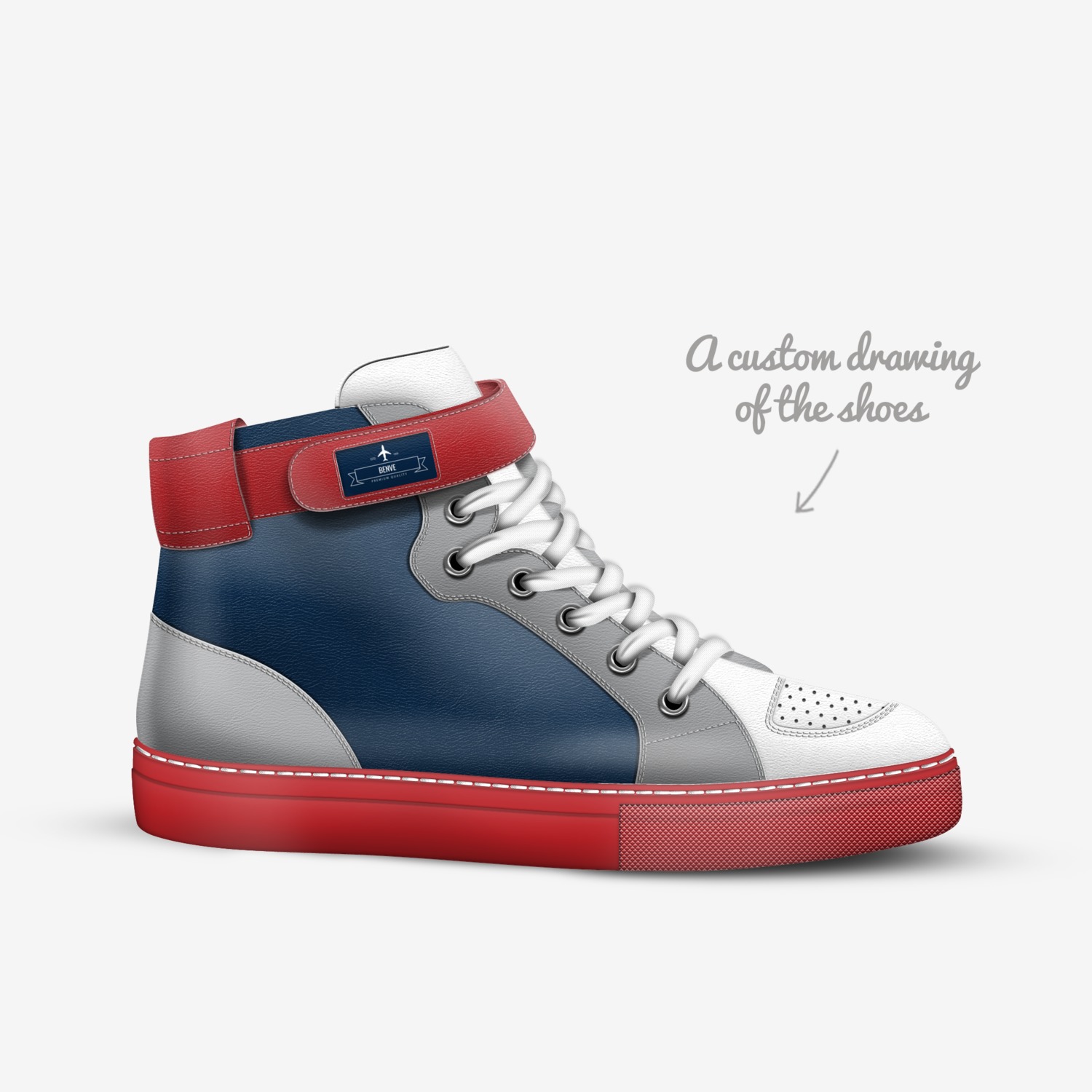 Benve custom made in Italy shoes by Marco Benvegnù | Sketch view