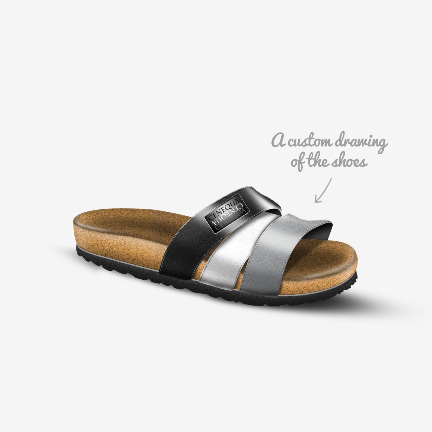 CENEQUA custom made in Italy shoes by Cenequa Nikkole Gaston | Sketch view