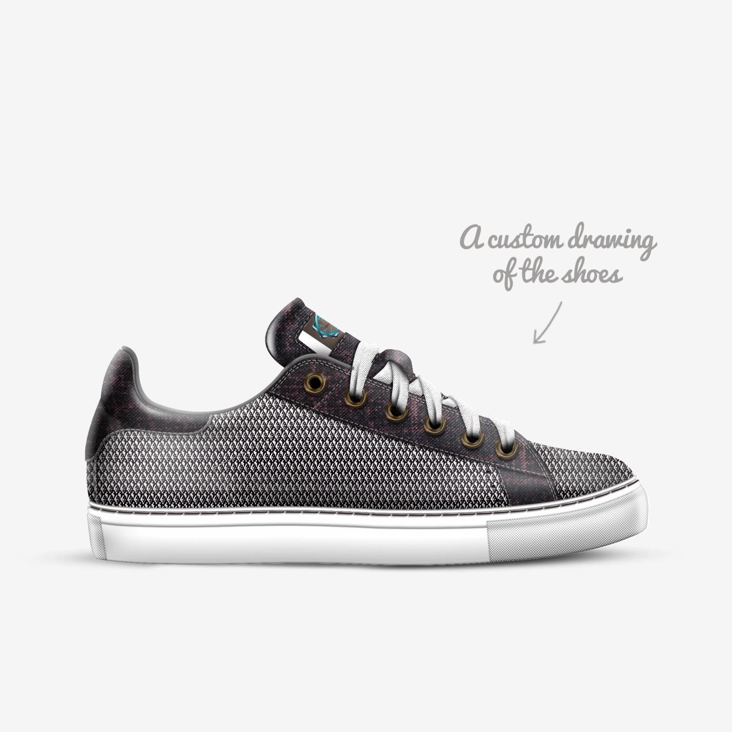 OSKIES custom made in Italy shoes by Orlando Ferrell | Sketch view