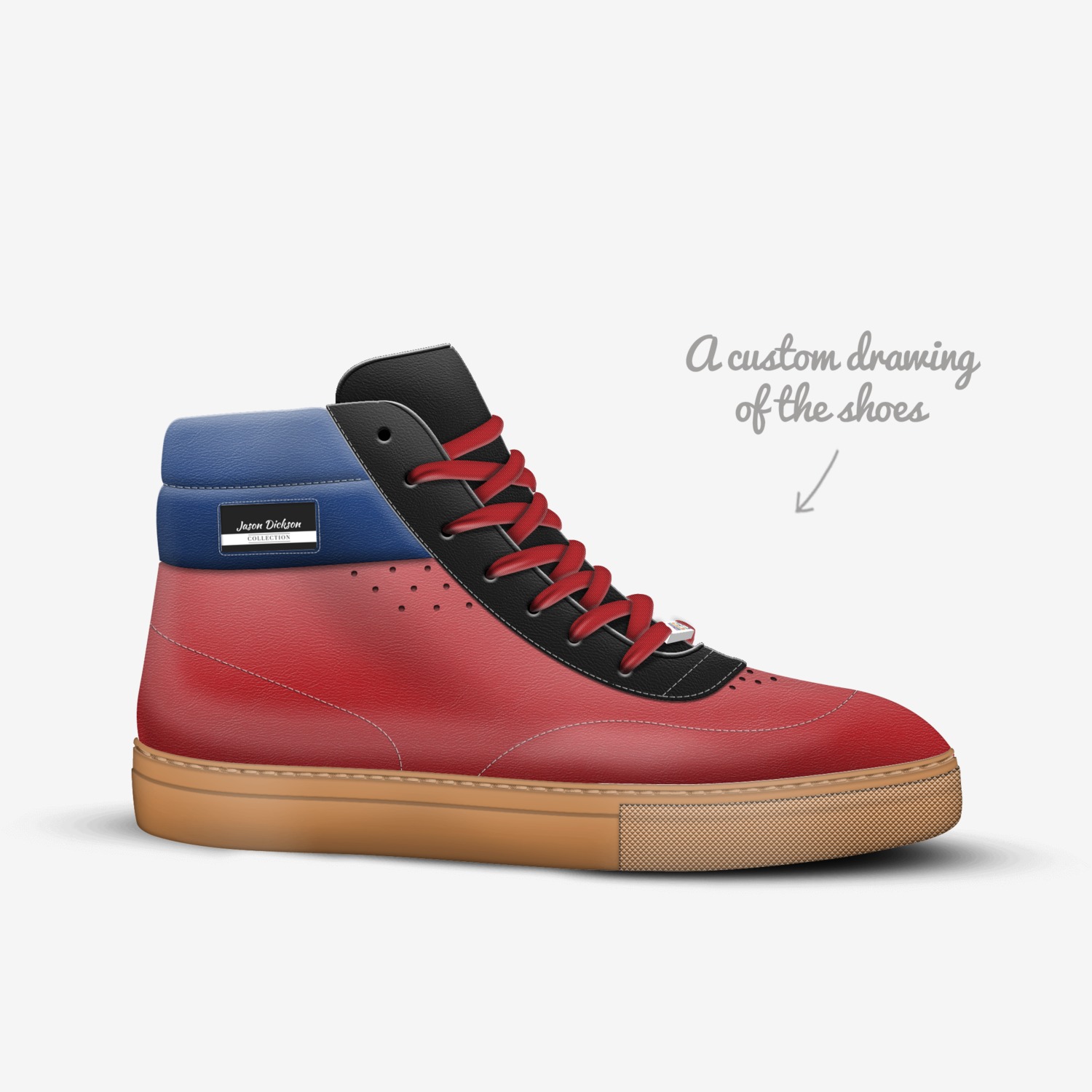 Jason Dickson custom made in Italy shoes by Jason Dickson | Sketch view