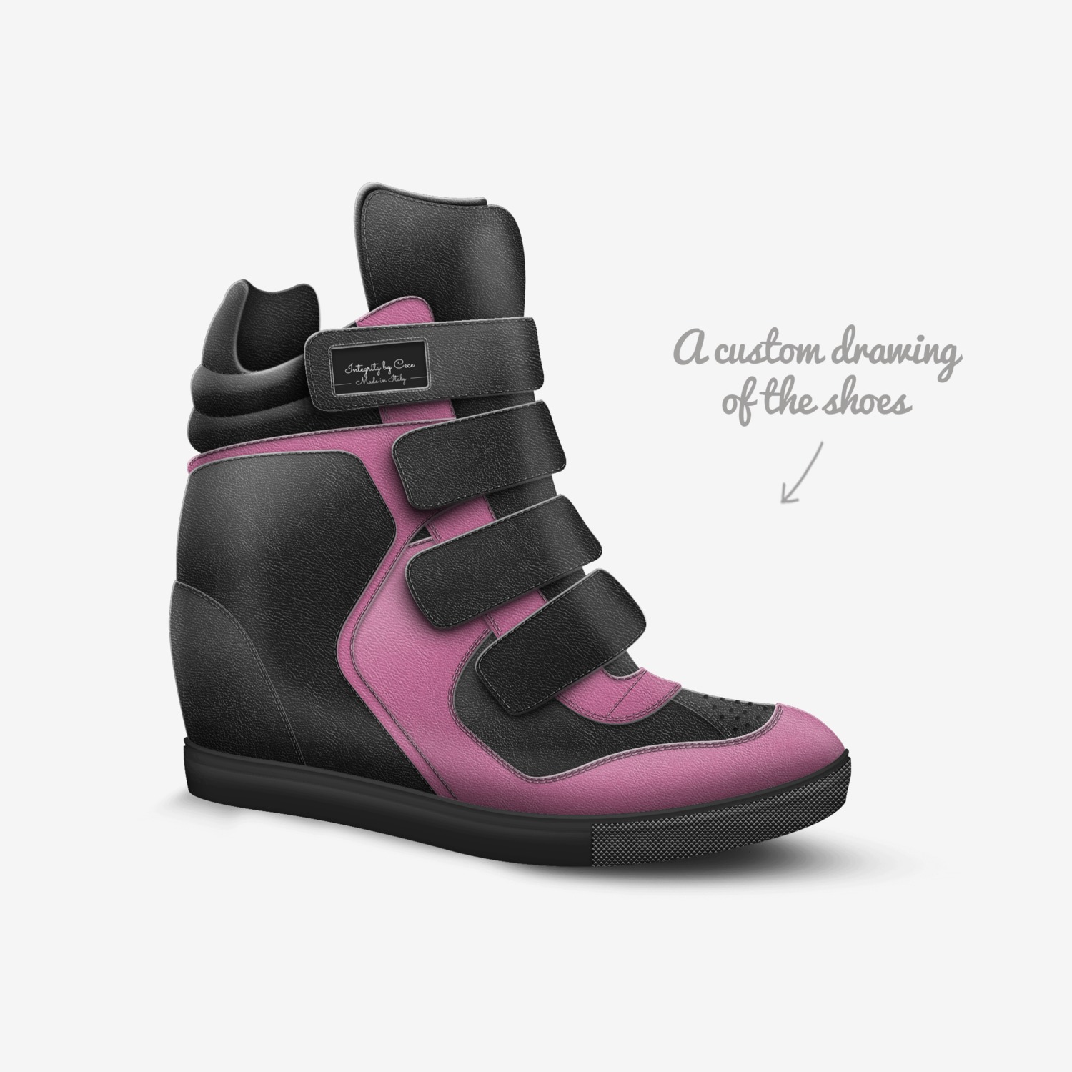 Integrity by Cece custom made in Italy shoes by Cecelia Mondoc | Sketch view
