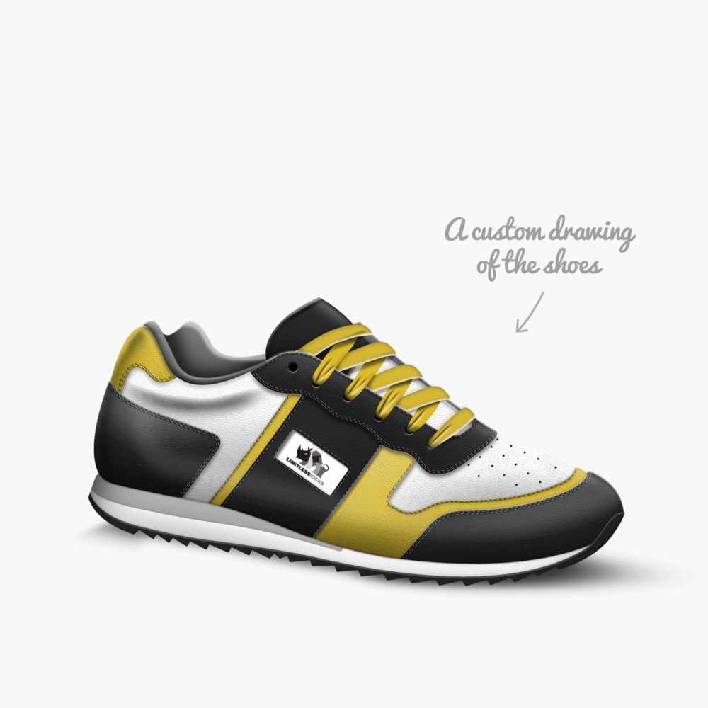 Limitless Yinzer limited edition shoe Limitless Yinzer artisan made in Italy shoes by Limitless Kicks