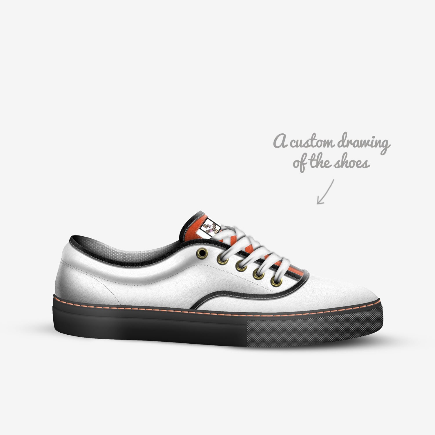 dabridge custom made in Italy shoes by Robert Wynder | Sketch view