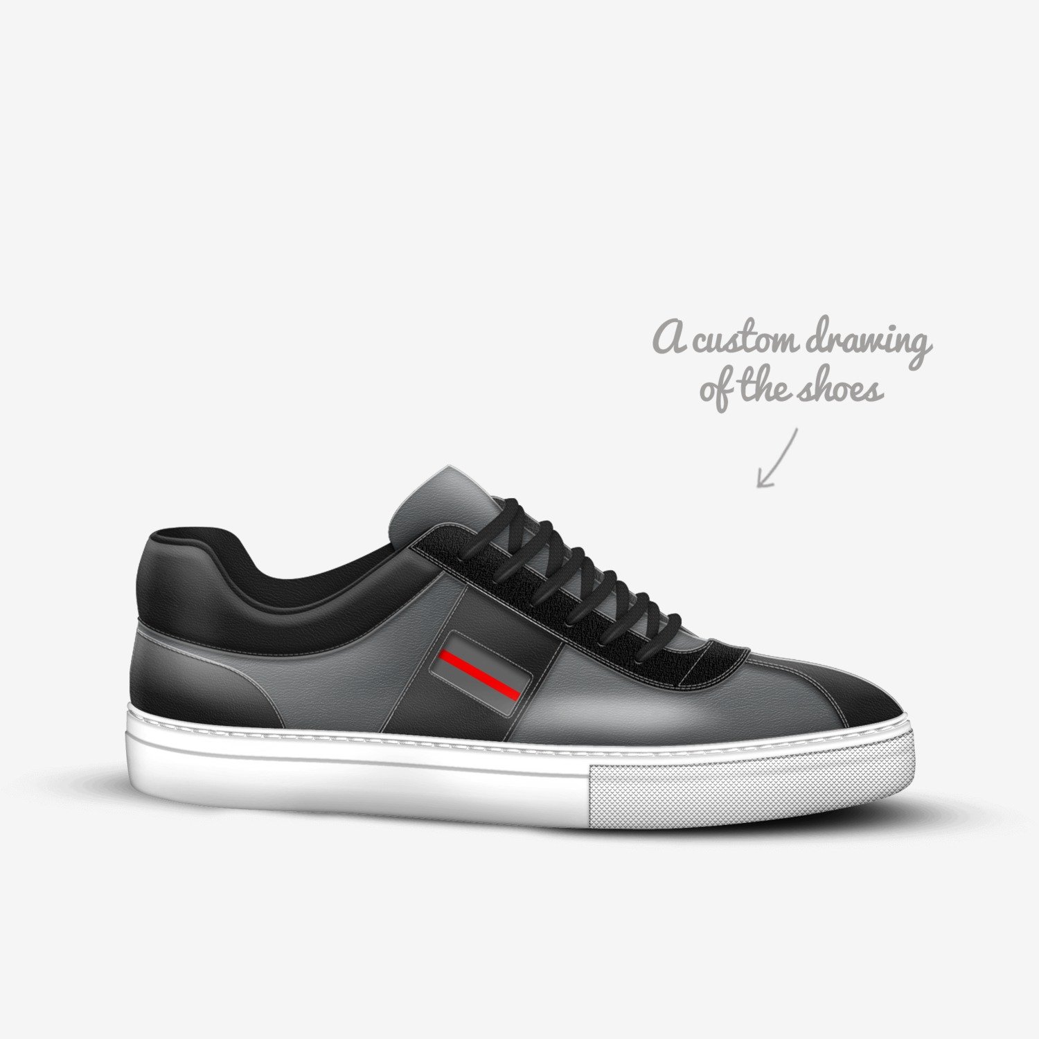 GODS&LORDS custom made in Italy shoes by Saint Jerome Emmanuel | Sketch view