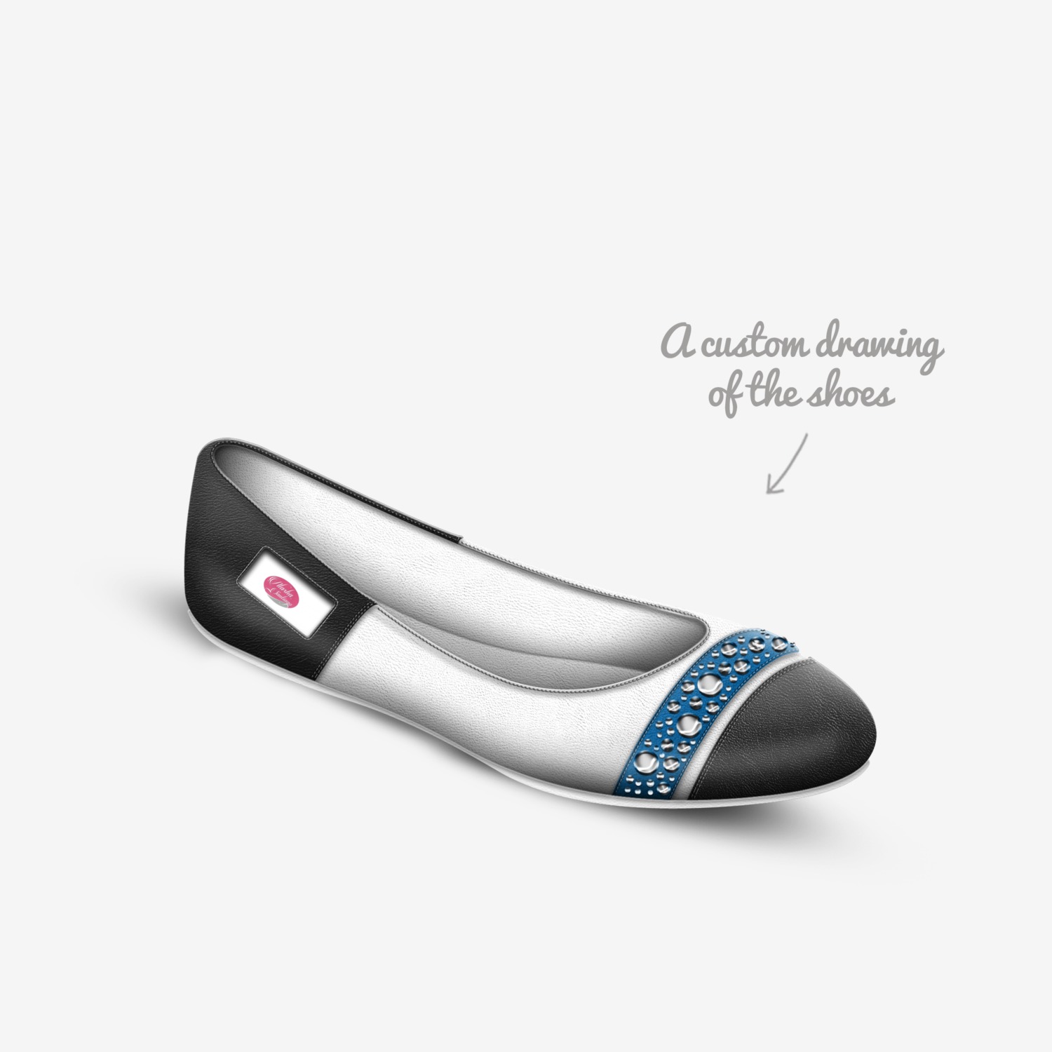 Ego custom made in Italy shoes by Alasha Santiago | Sketch view