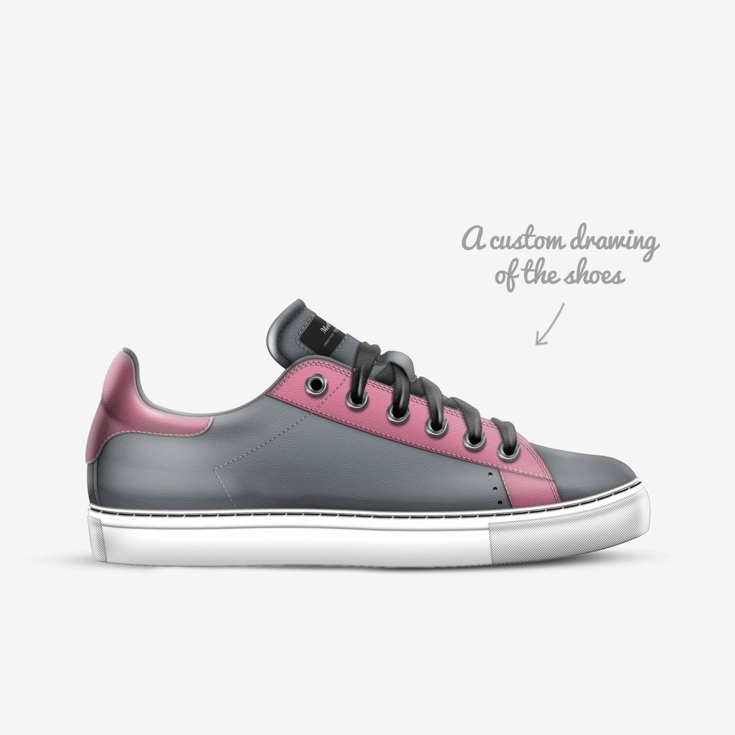 Melrose custom made in Italy shoes by Melissa Rocco | Sketch view