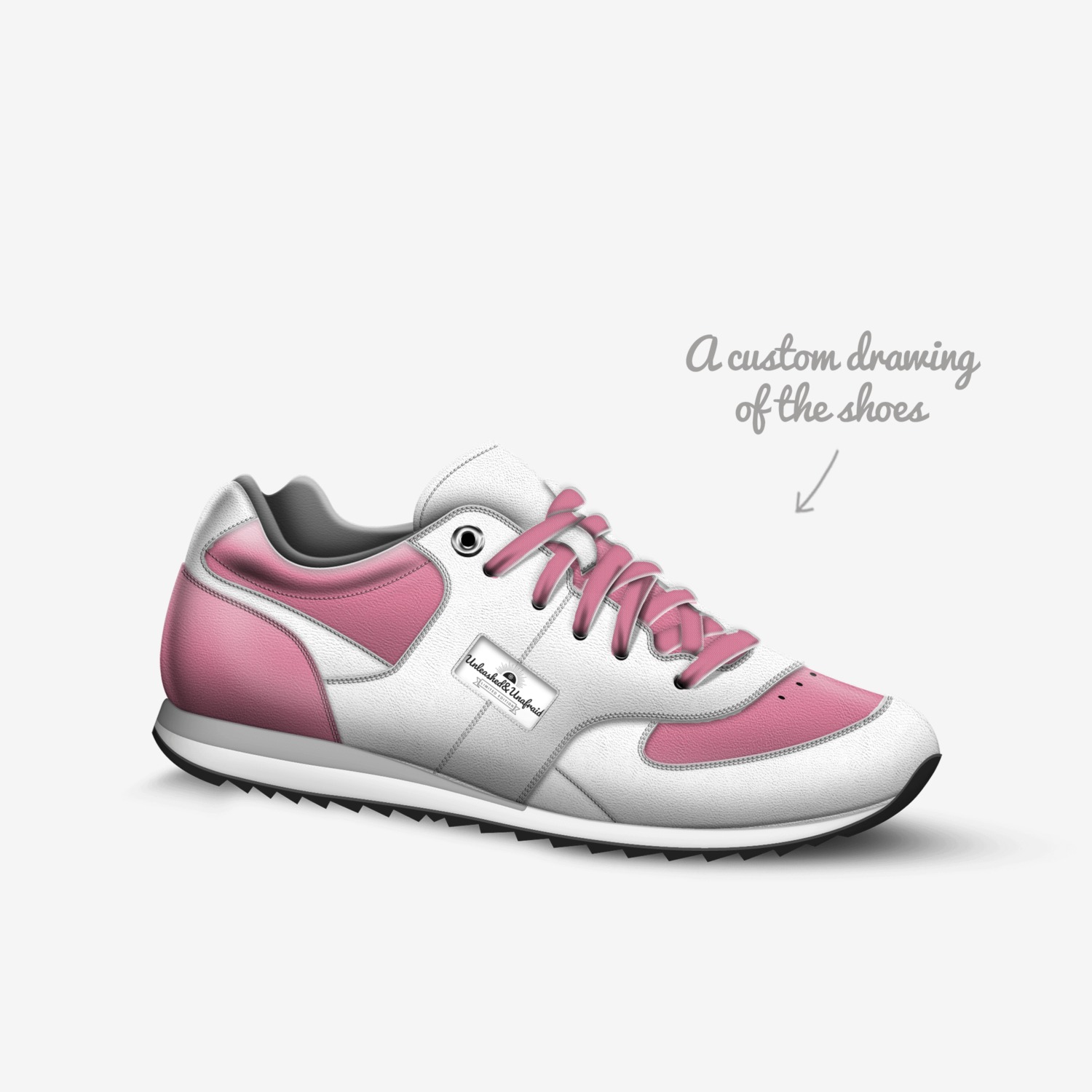 U & U custom made in Italy shoes by Drsabrena Davis | Sketch view