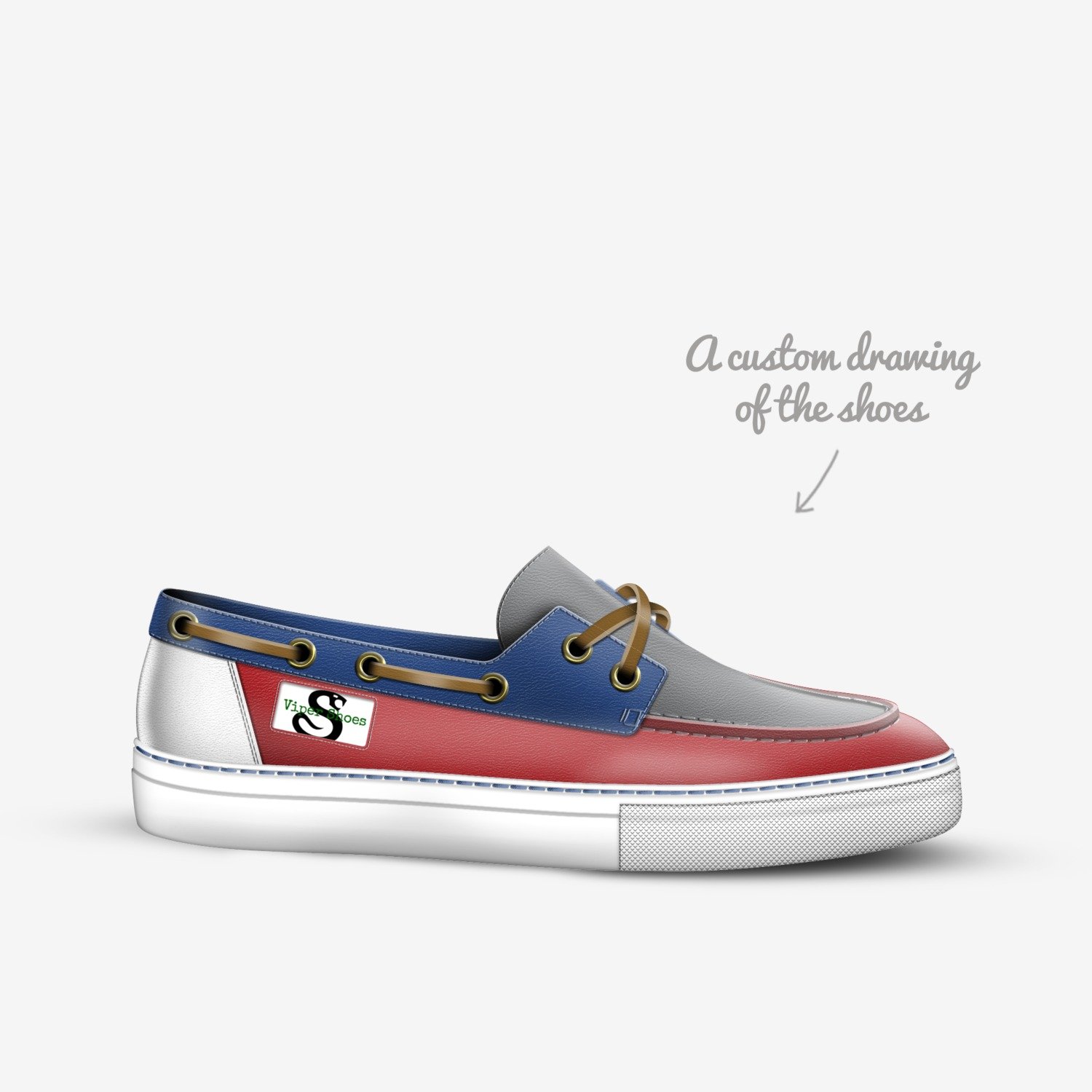 Viper Shoes custom made in Italy shoes by Kevin Barnard | Sketch view