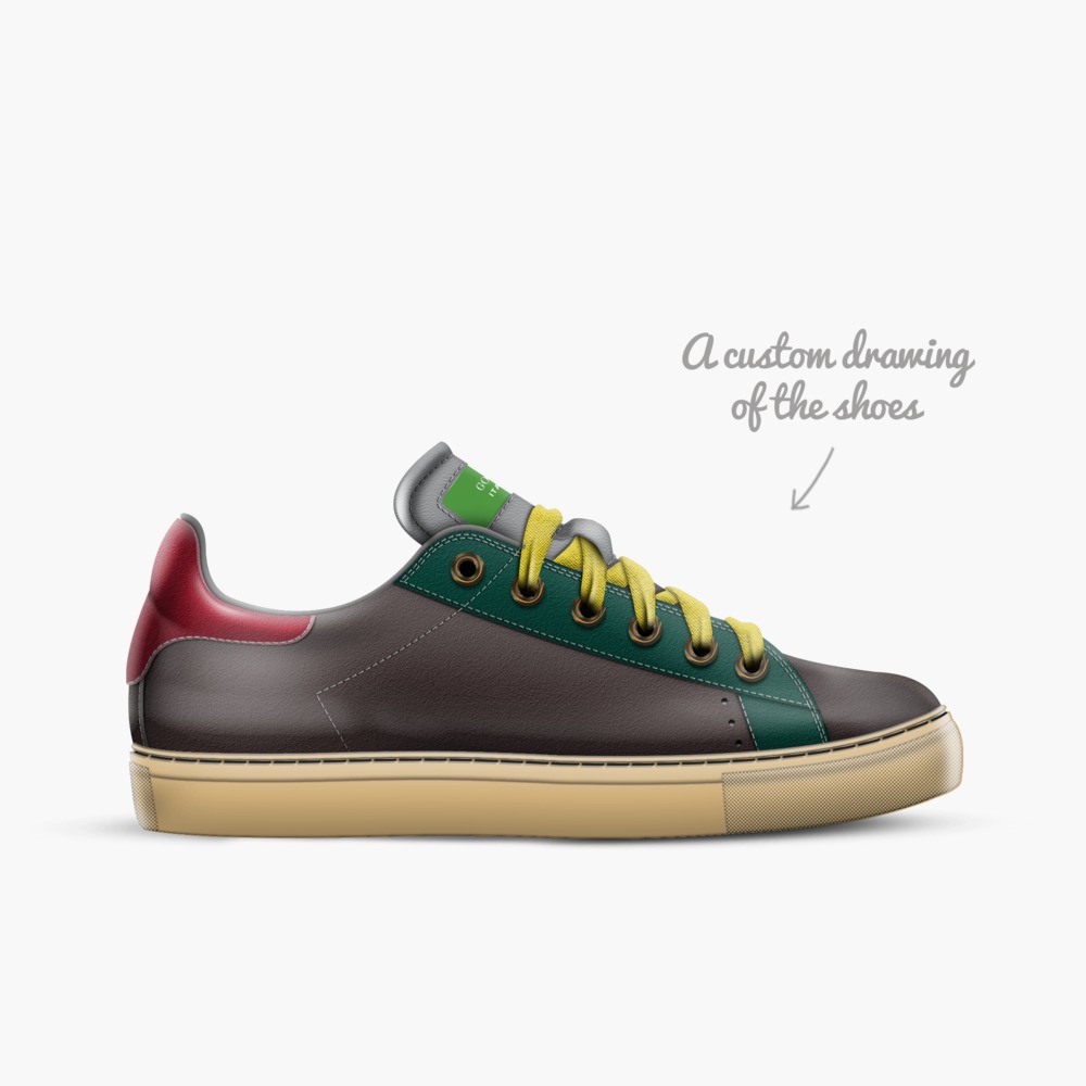 GOJE limited edition shoe GOJE artisan made in Italy shoes by Jermaine Gonzalez