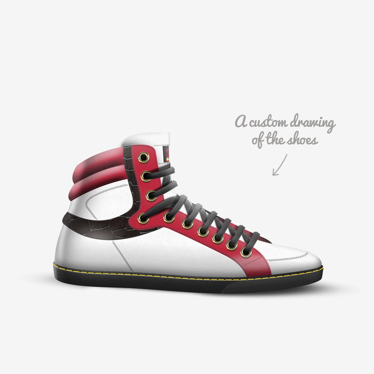 Vanguard custom made in Italy shoes by W N S Studio | Sketch view