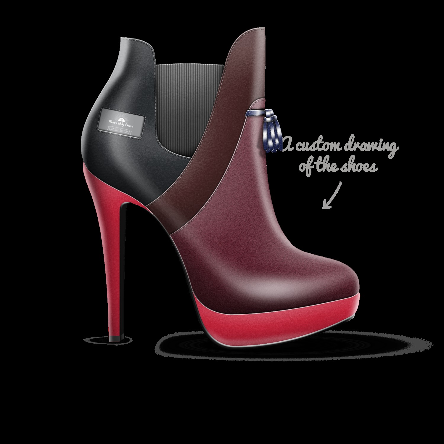 Moni Cat A Custom Shoe concept by Catina Prevost Hinson