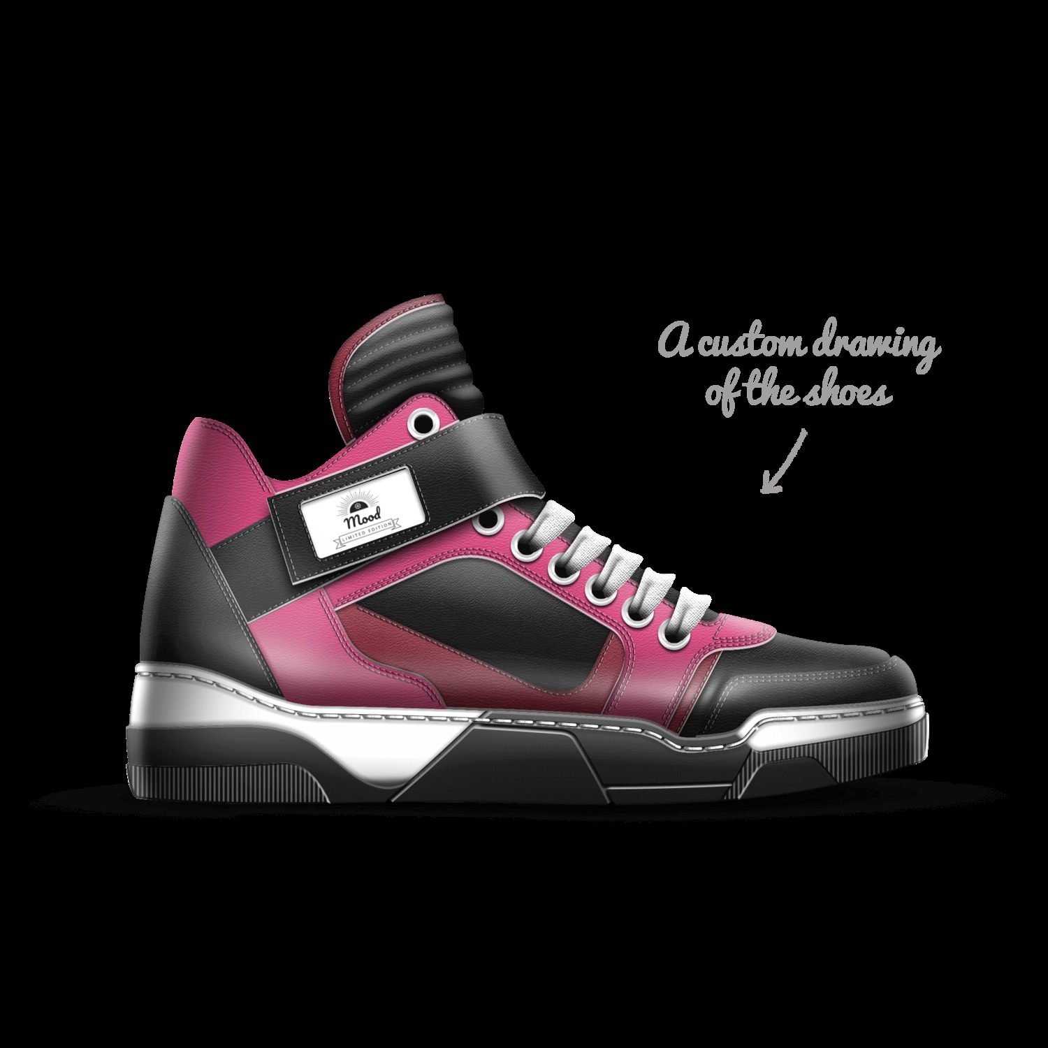Mood A Custom Shoe concept by Jo Mawalira Velasquez