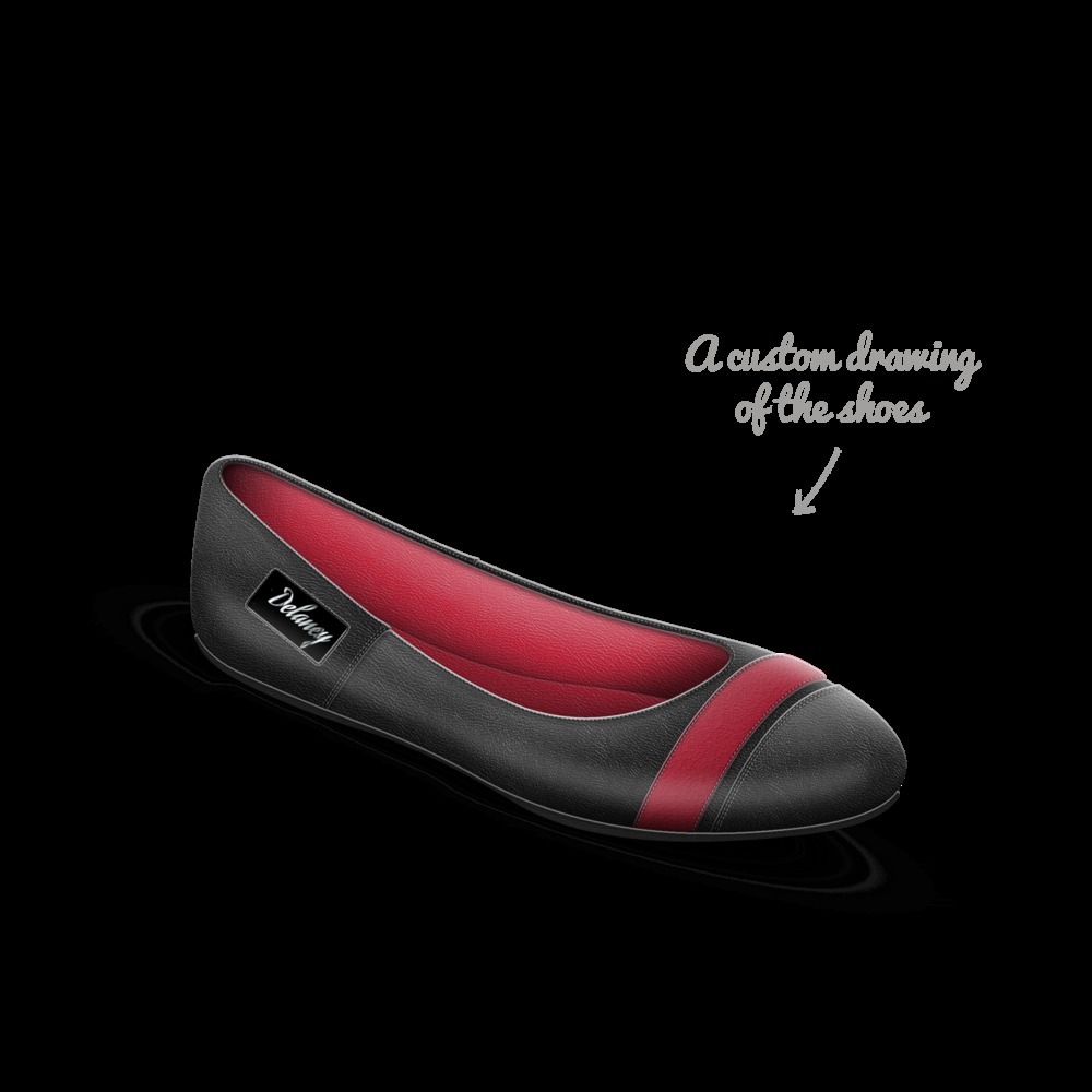 Delaney round best sale toe ballet flats