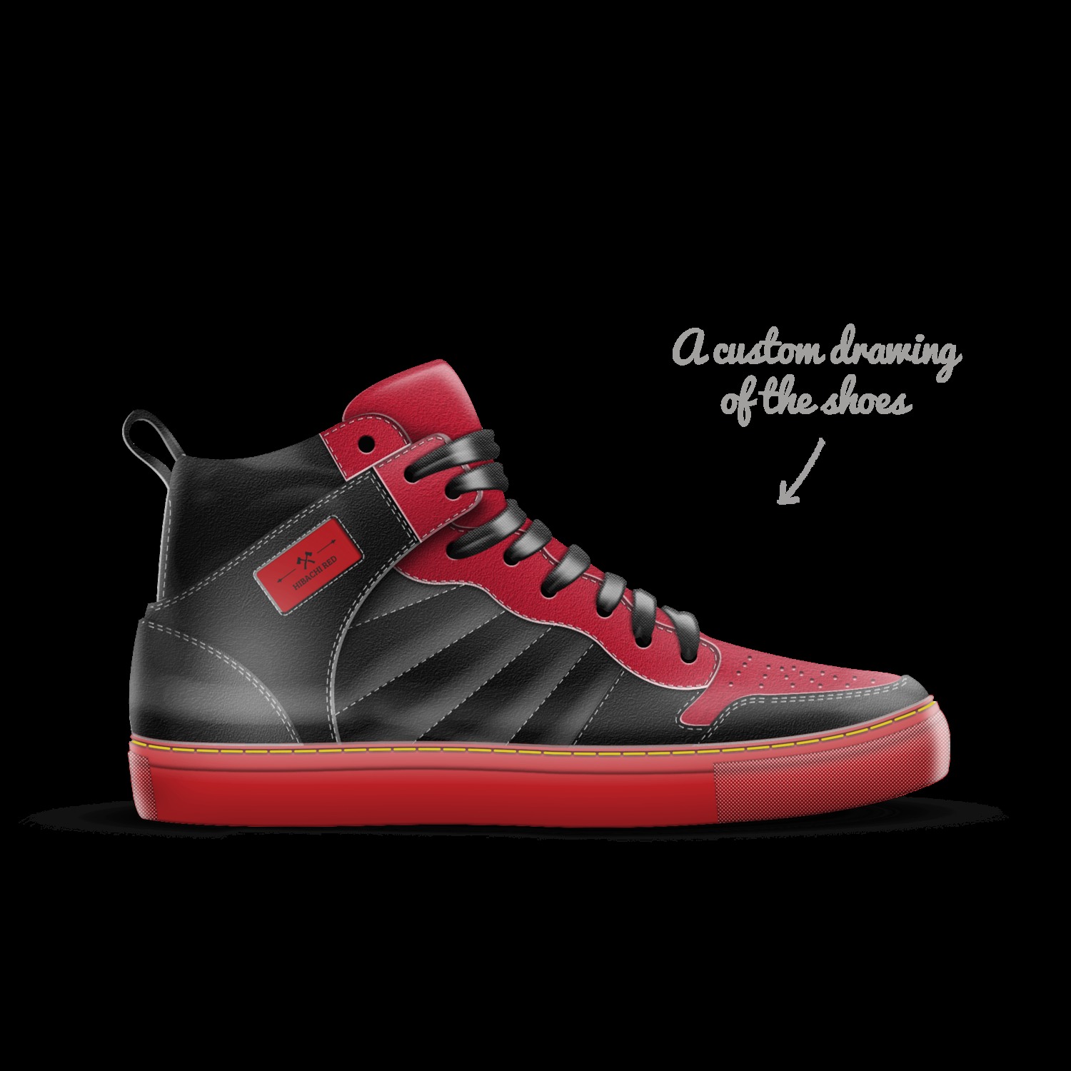 Hibachi Red | A Custom Shoe concept by 