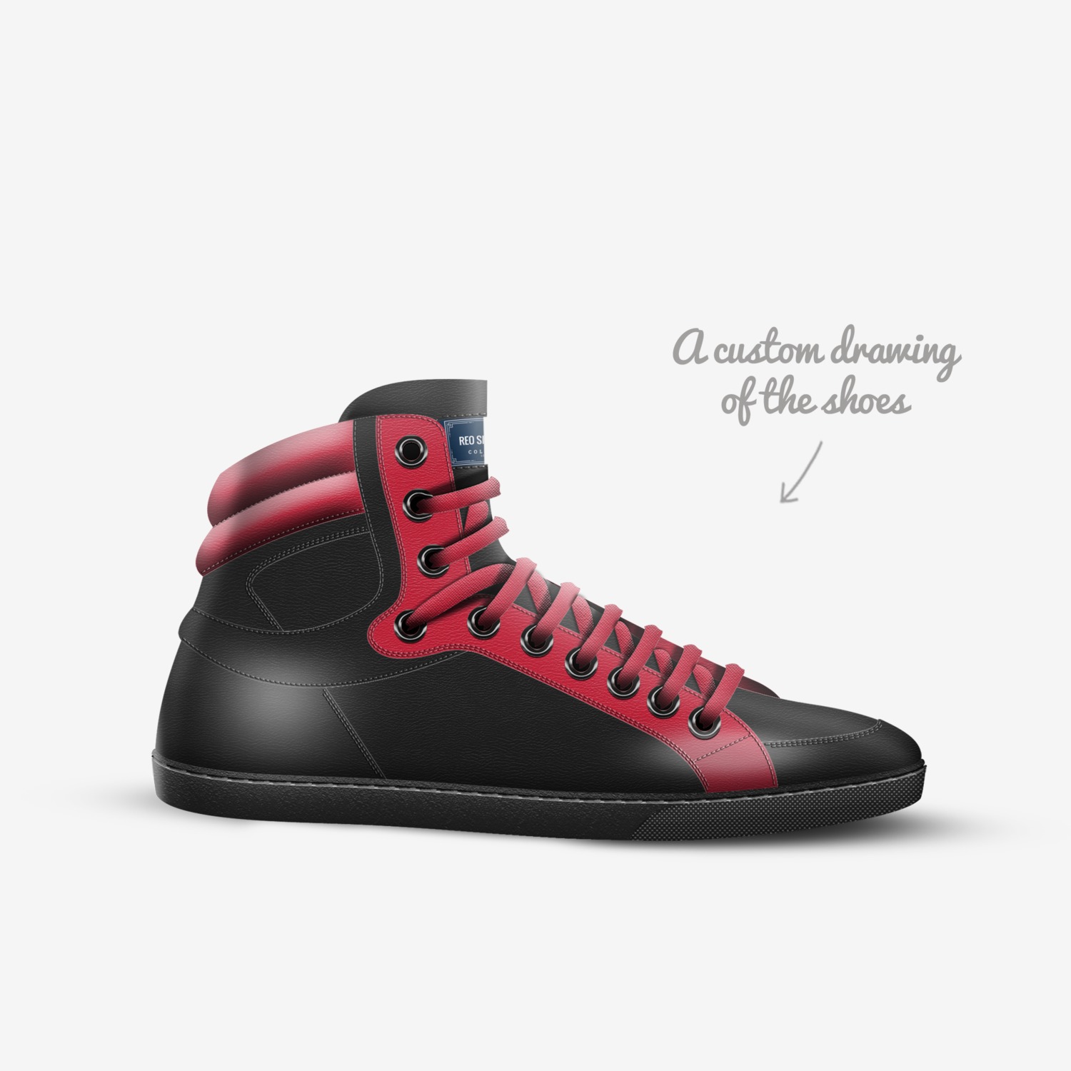 and1 custom made in Italy shoes by Kaleb Mylow | Sketch view