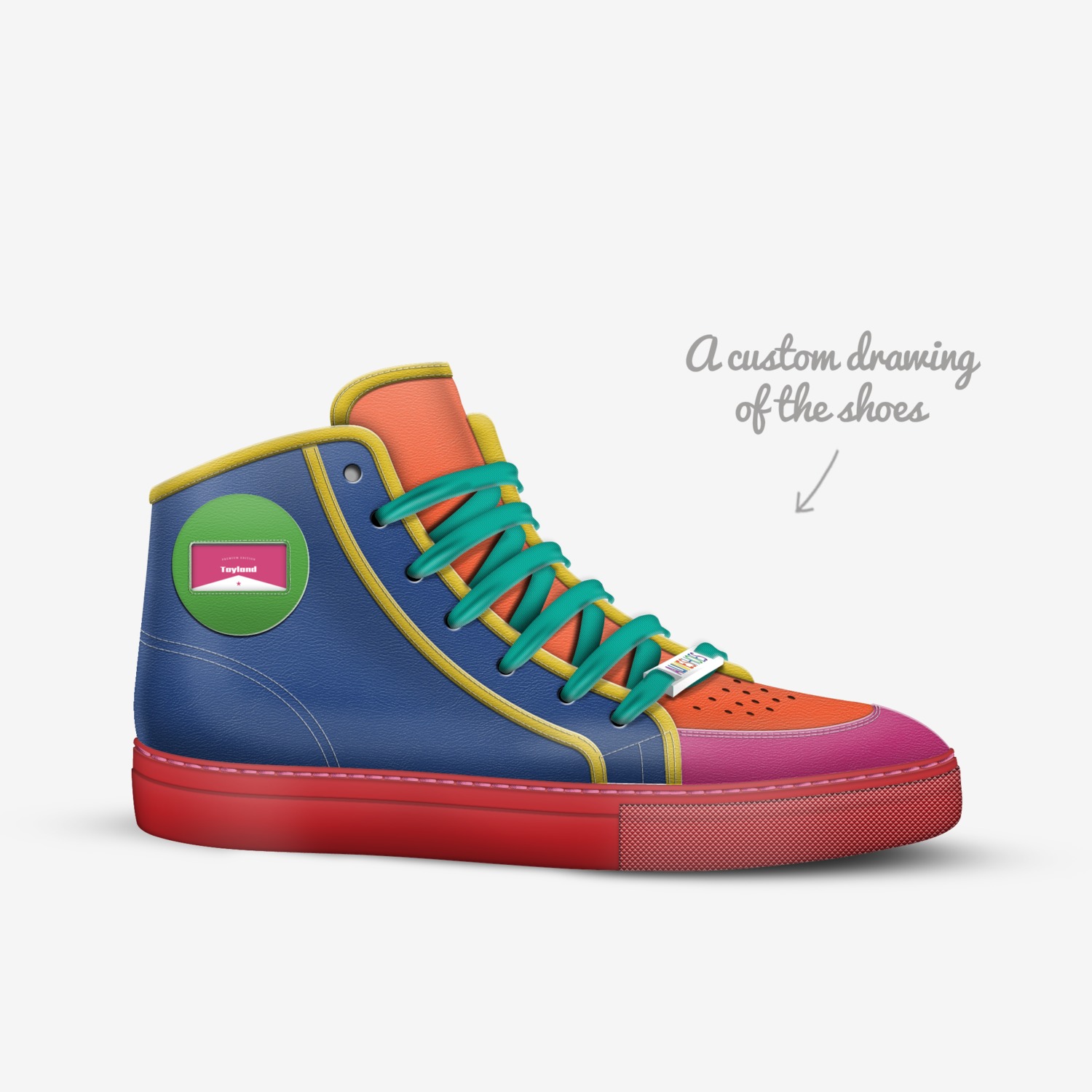 Toyland custom made in Italy shoes by M. B. Meyer | Sketch view
