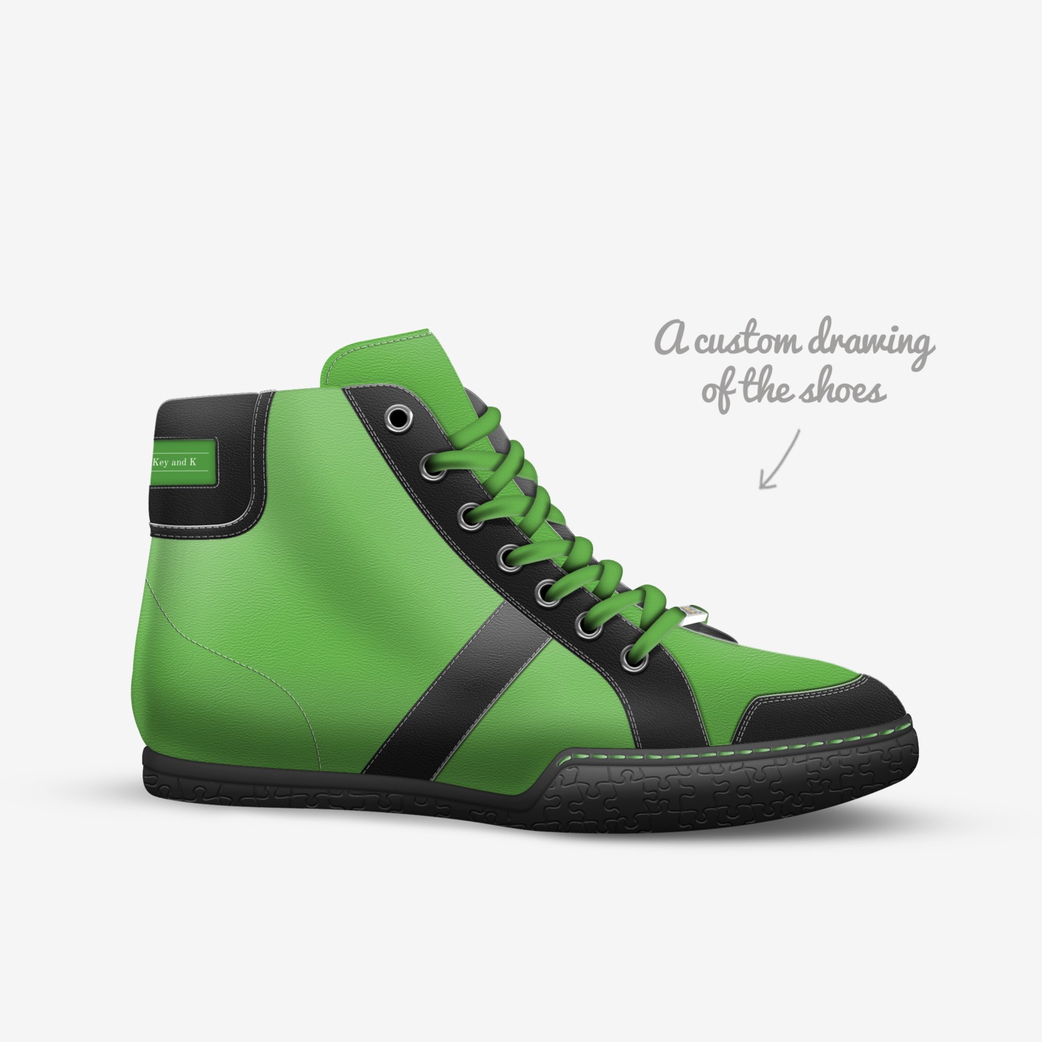 KK's custom made in Italy shoes by Kevin Billy Bob | Sketch view