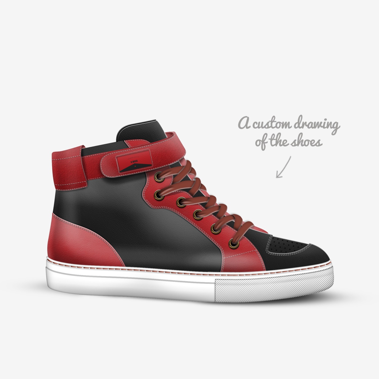 ERIS custom made in Italy shoes by Dan Nguyen | Sketch view