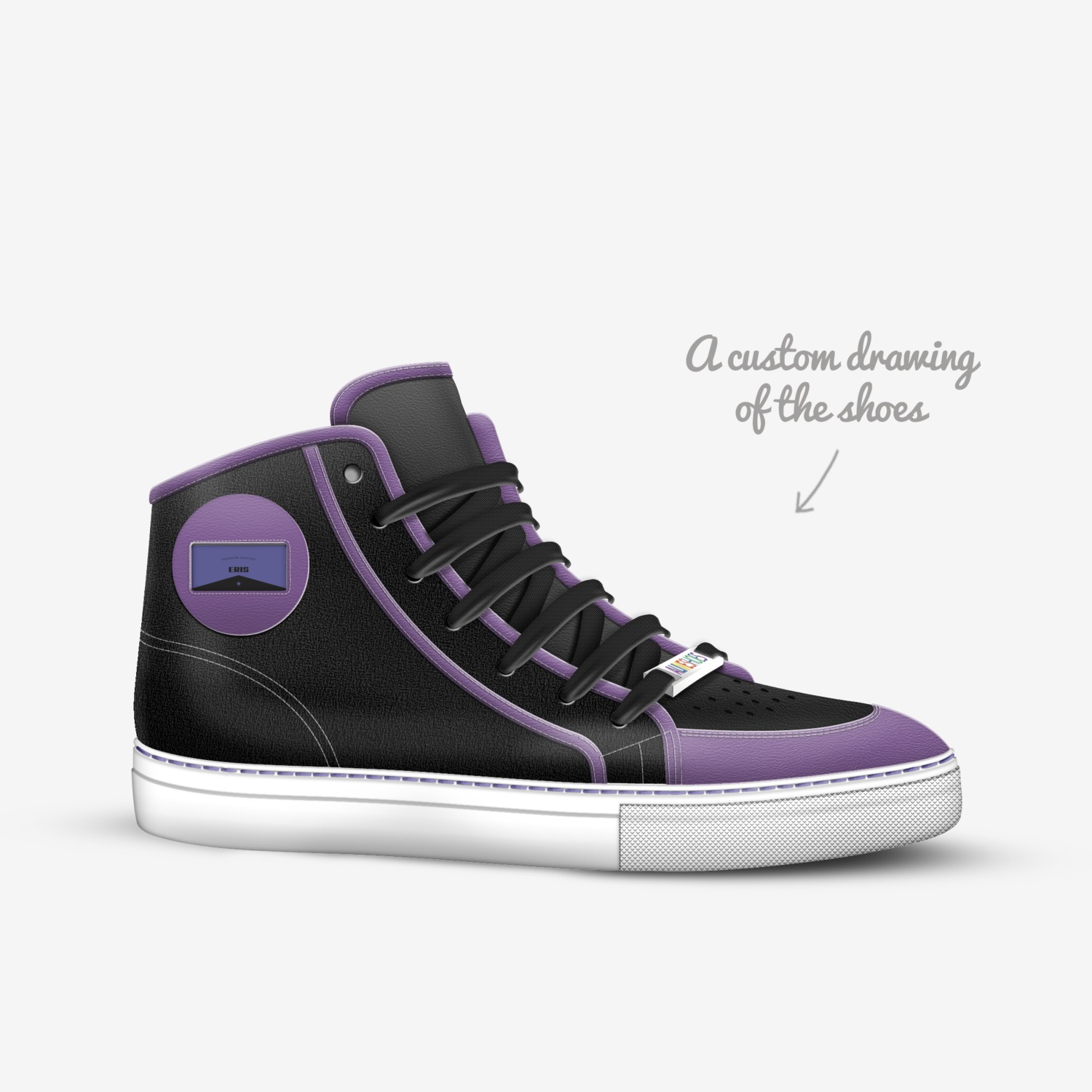 ERIS custom made in Italy shoes by Dan Nguyen | Sketch view