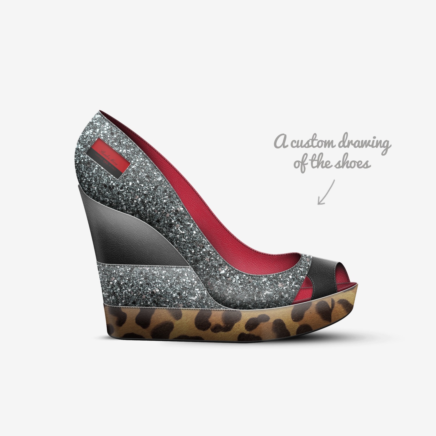 ShadesMoca custom made in Italy shoes by Jockquess Leven | Sketch view