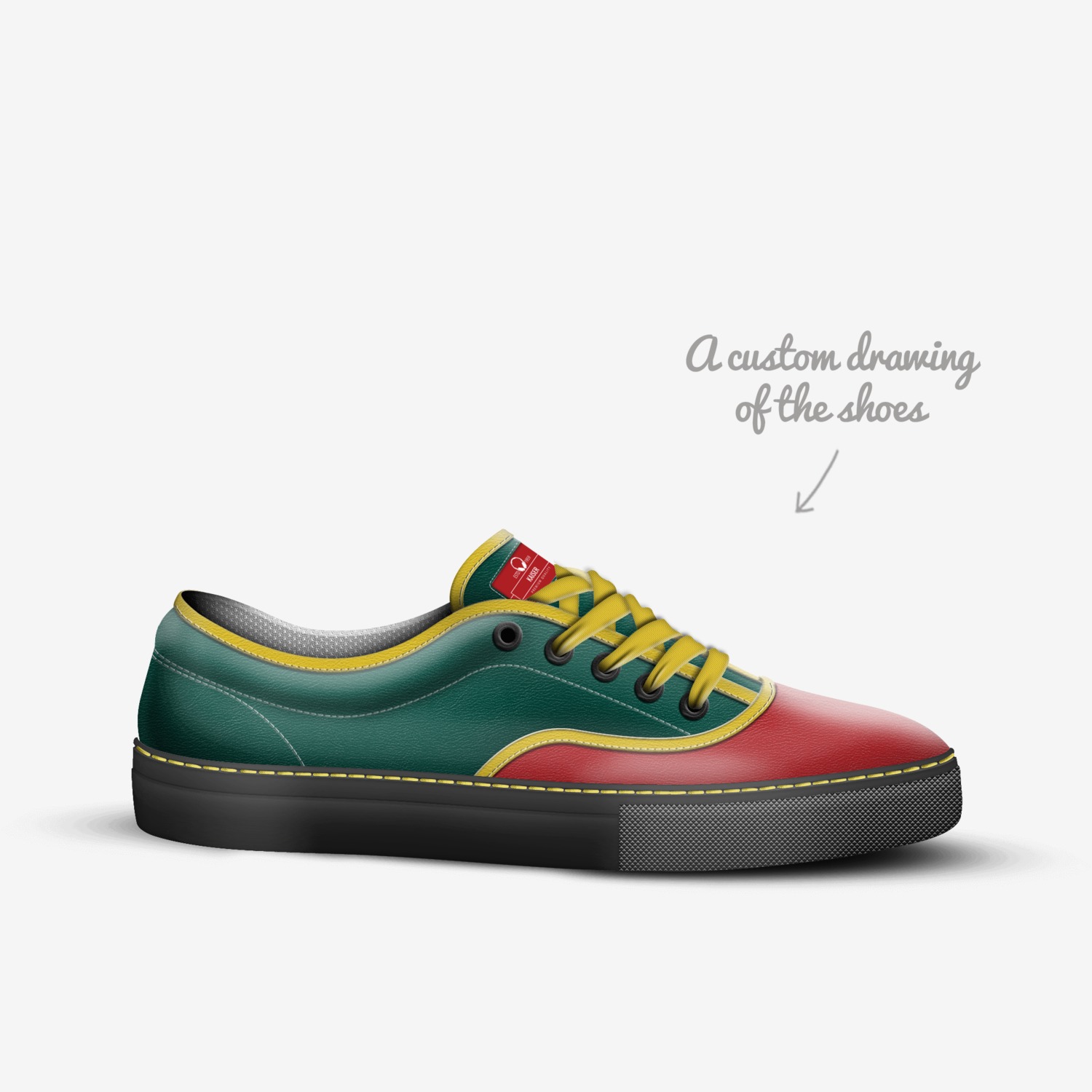 Kaiser custom made in Italy shoes by Nataniel Ramos | Sketch view