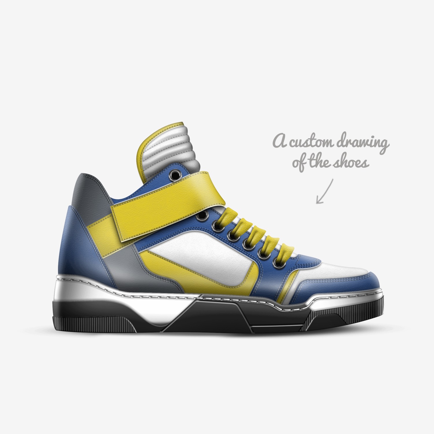 L.B. custom made in Italy shoes by Lindsay Landis | Sketch view