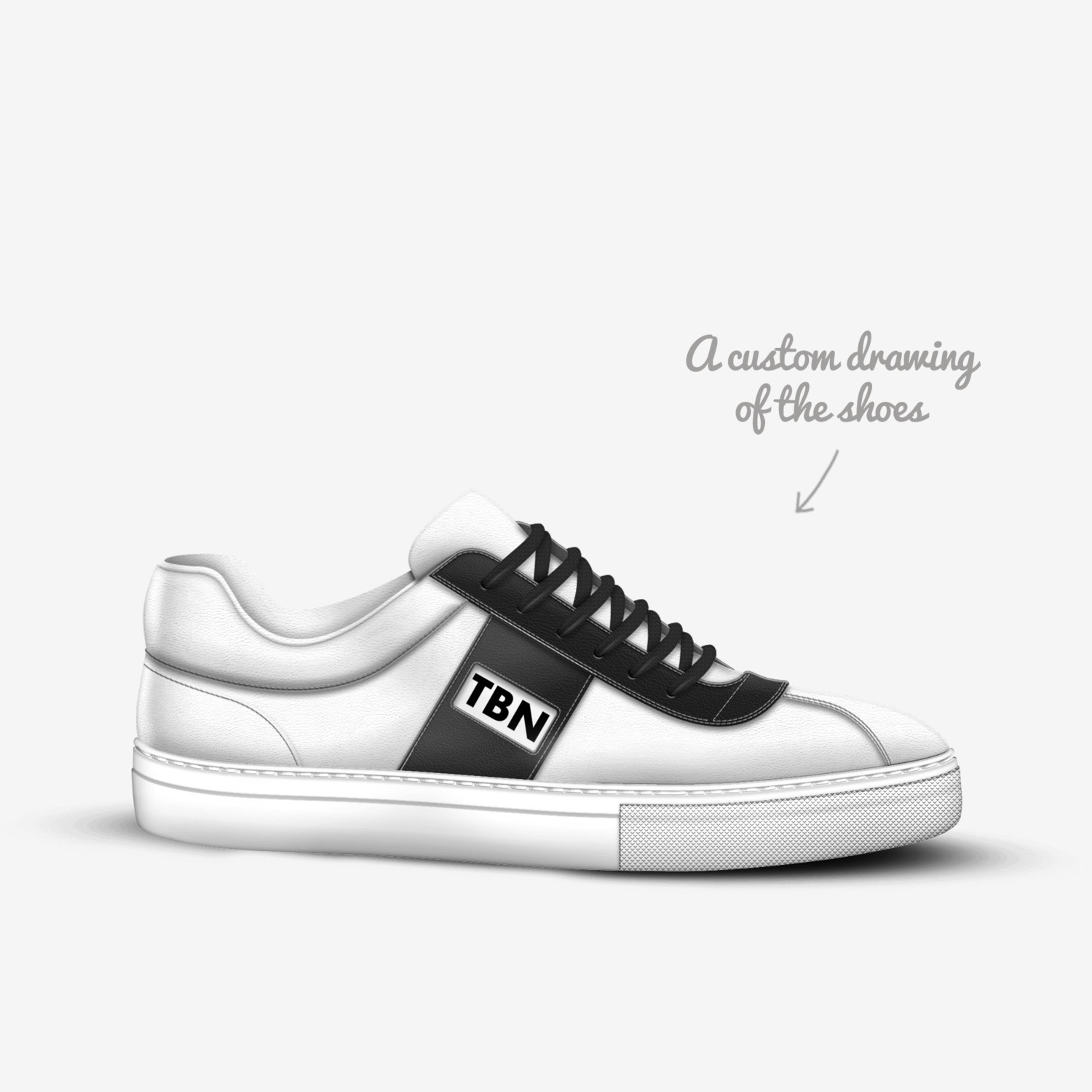 TBN custom made in Italy shoes by Takahiro Kozuki | Sketch view