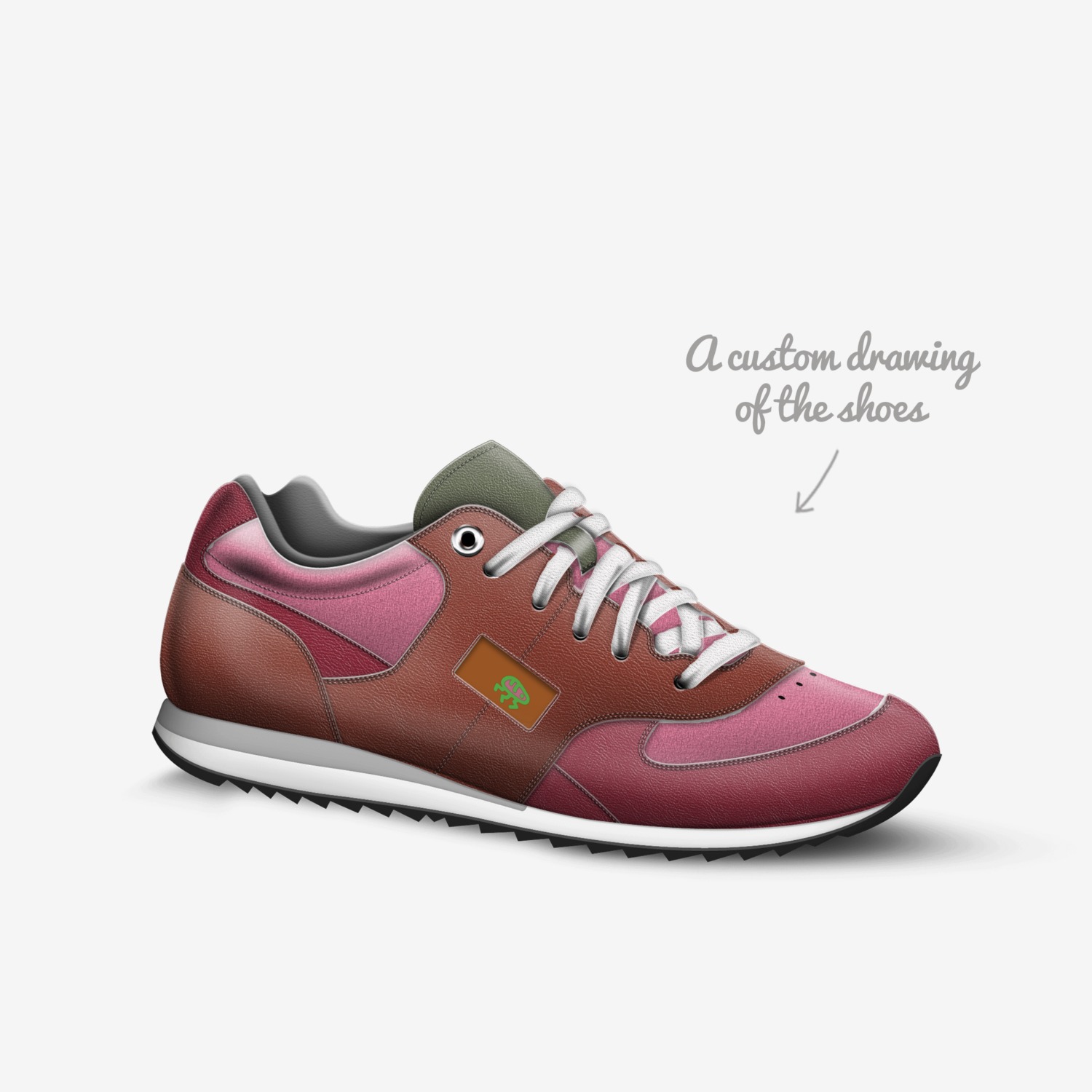 Sandzo Anguafo Pon custom made in Italy shoes by Akere Joseph | Sketch view