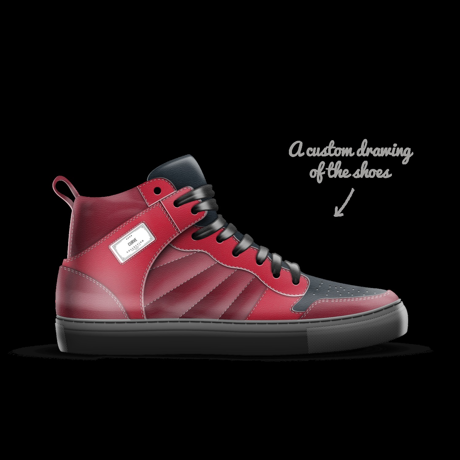 Curve A Custom Shoe concept by Kaden Simons