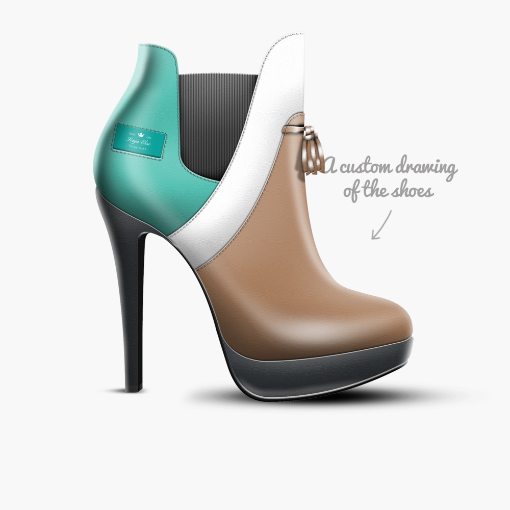 Sonja Elise limited edition shoe Sonja Elise artisan made in Italy shoes by Queen Diva